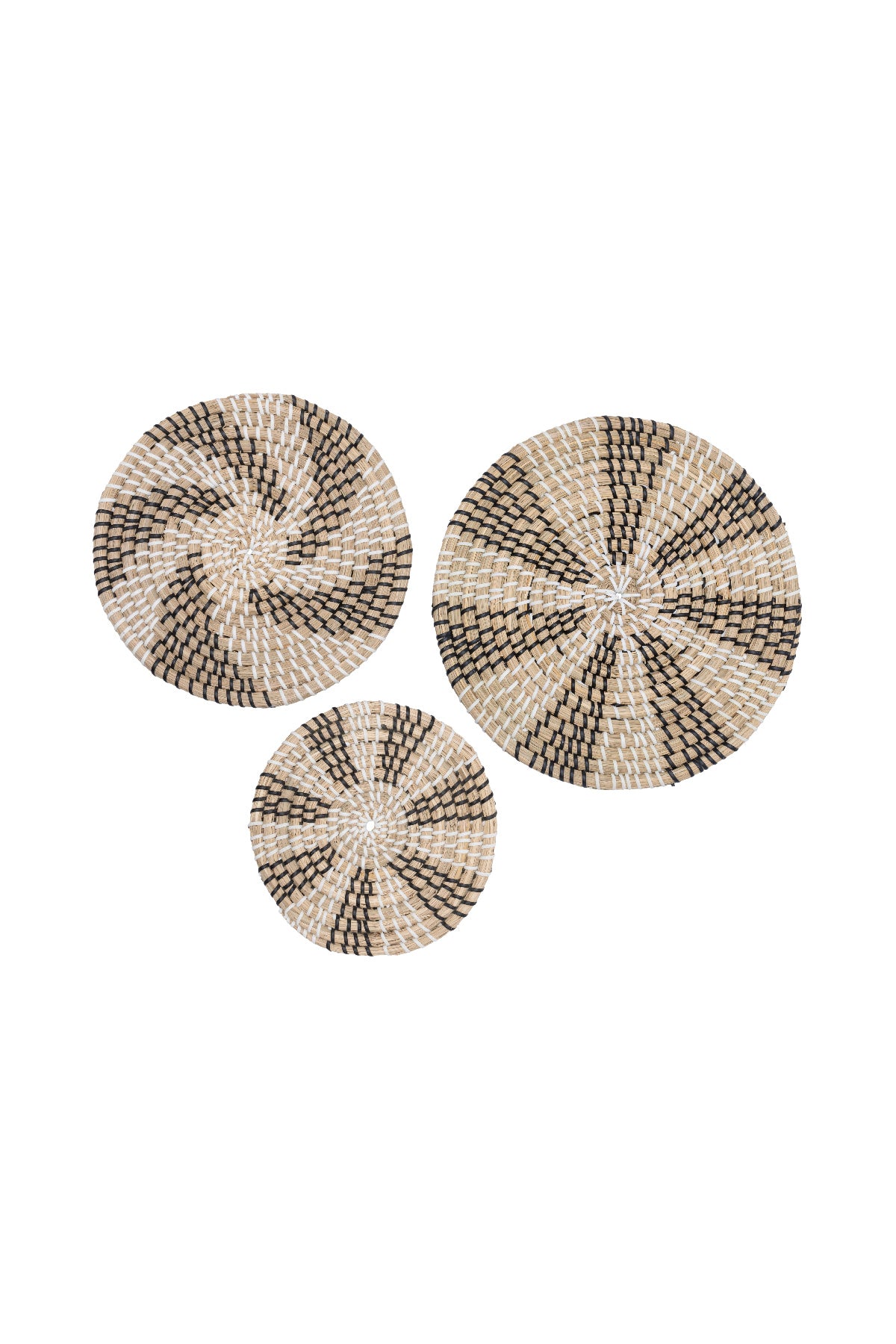 Meander El Yapımı Siyah Desenli Duvar Dekoru 30cm 8908