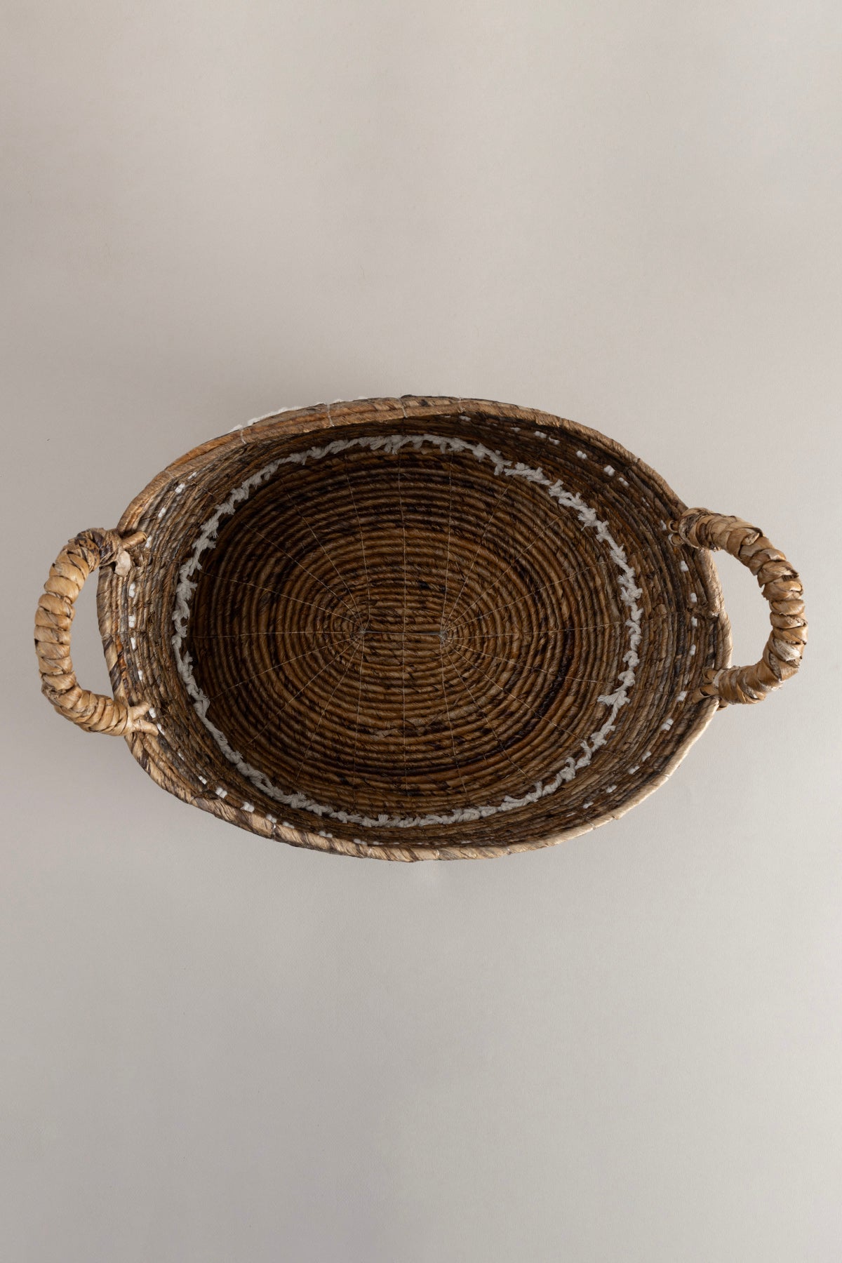 Meander Makrome Doğal El Yapımı Sepet 40x30x23 9069