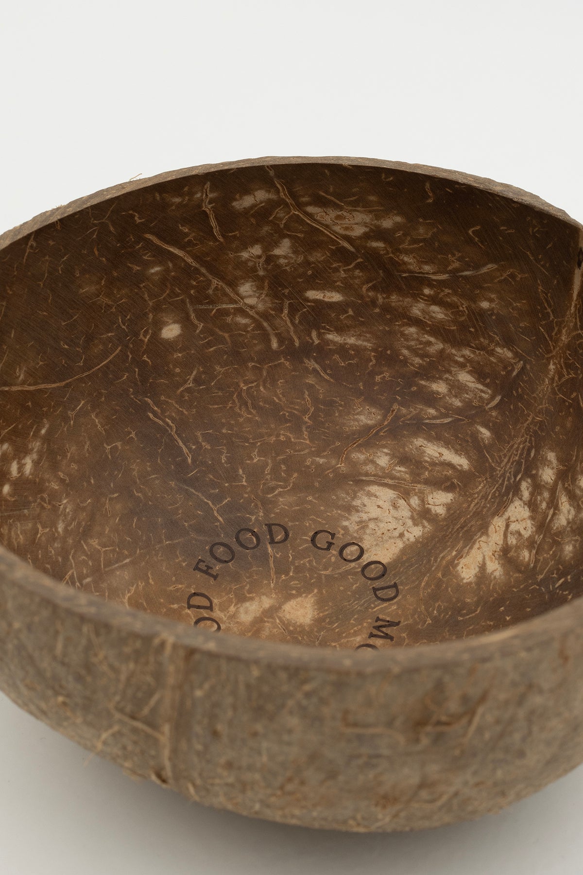 Meander Motto El Yapımı Doğal Hindistan Cevizi Kase 5078