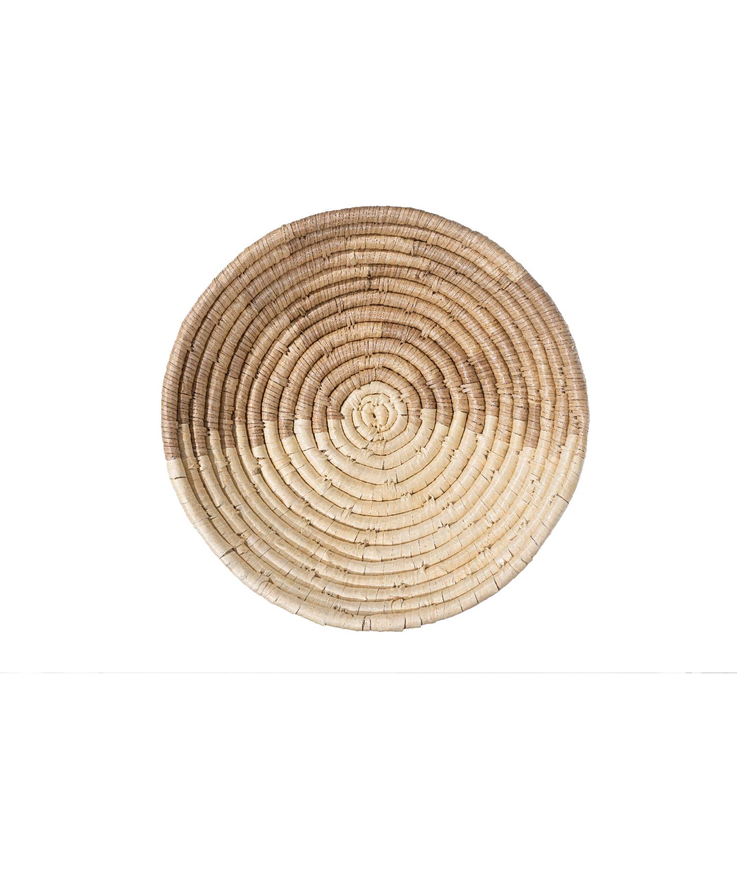 Meander Natural Bambu Afrikan El Yapımı Duvar Tabağı Dekoru 45cmx9cm 8810