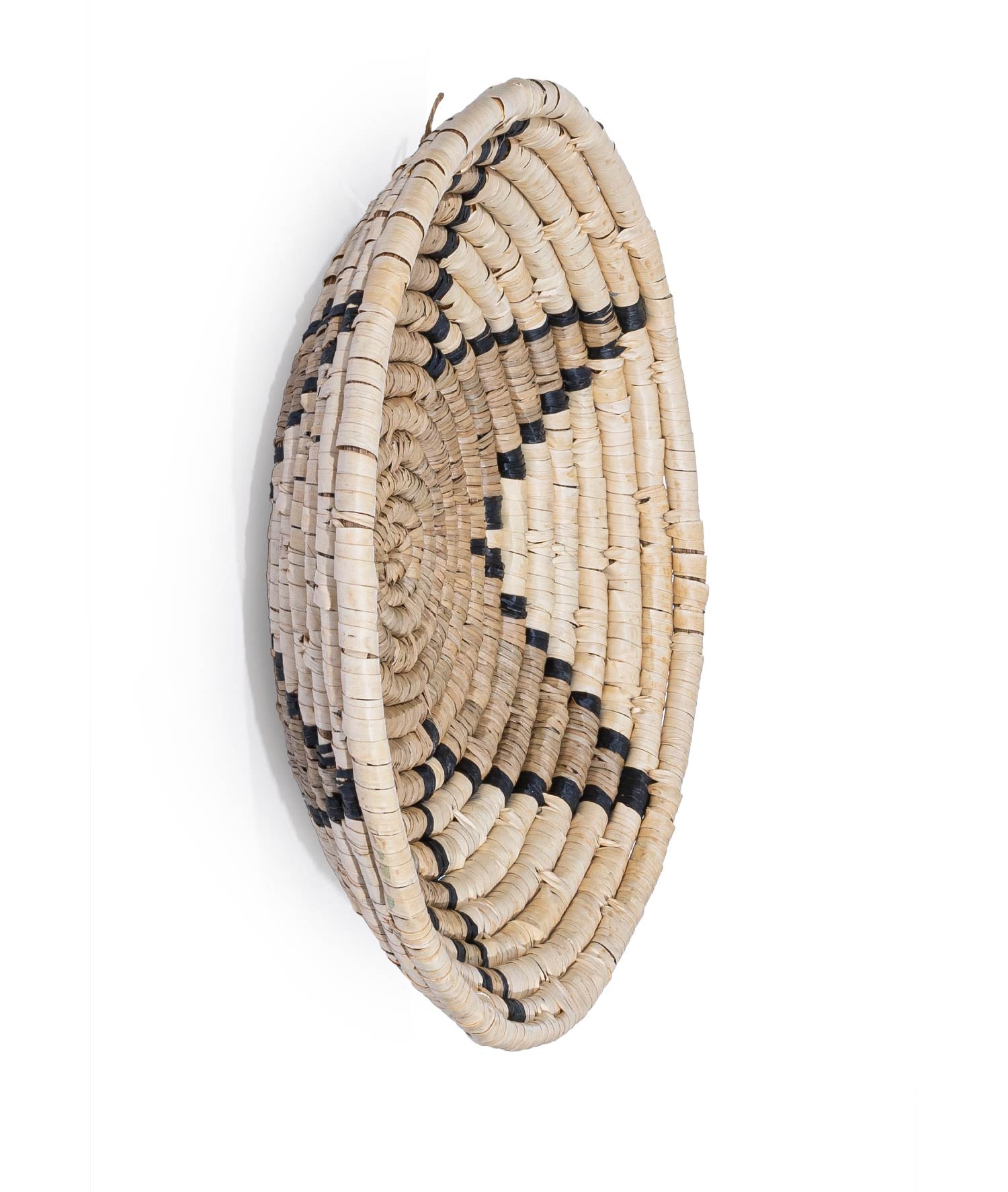Meander  Natural Bambu Afrikan El Yapımı Yıldız Duvar Tabağı Dekoru 8820