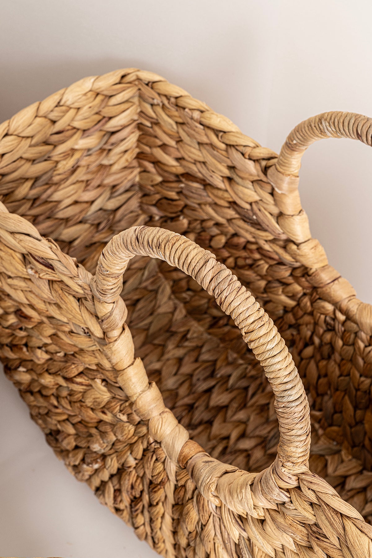 Meander Su Sümbülü Hasır Çanta 3 lü Set 5116