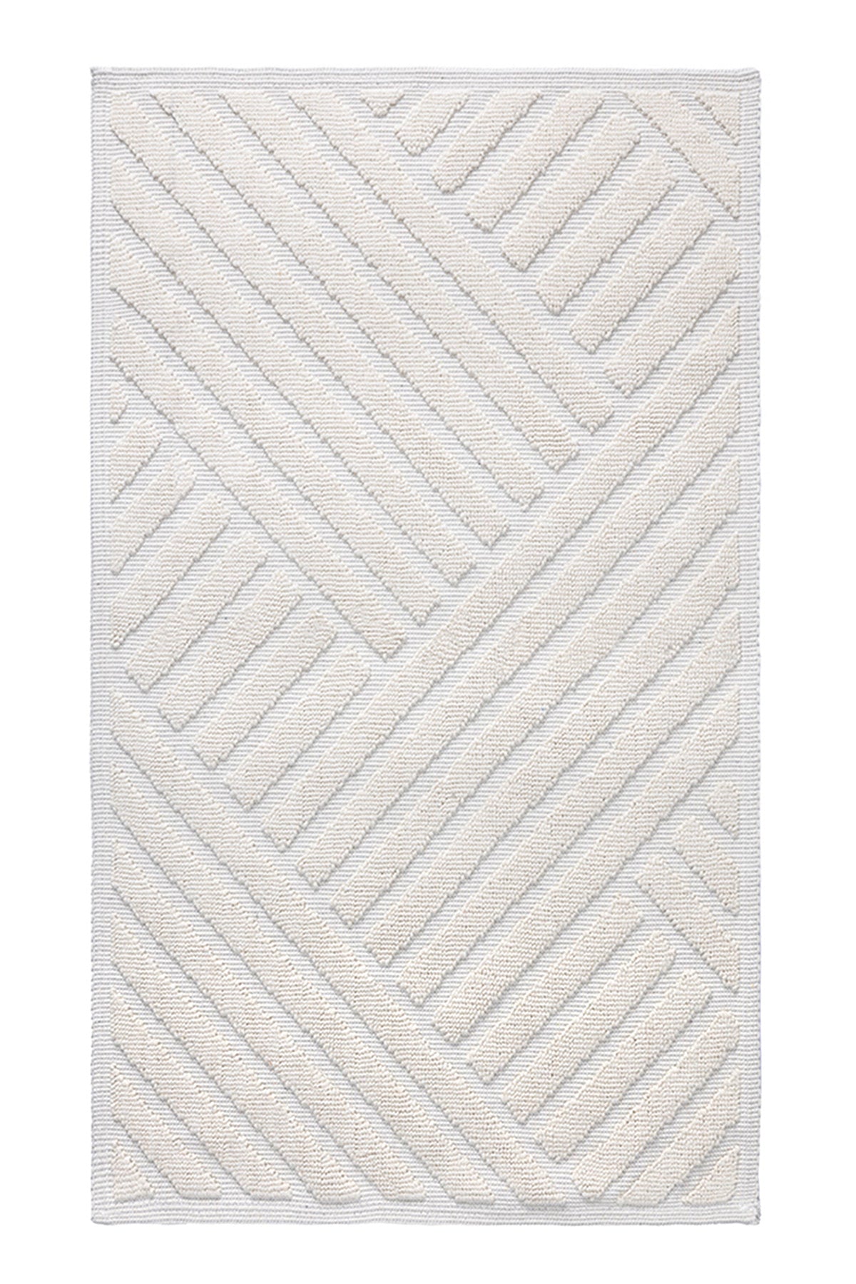 Medea Krem 2'li Pamuk Banyo Paspas Takımı 60x100 60x50 8594