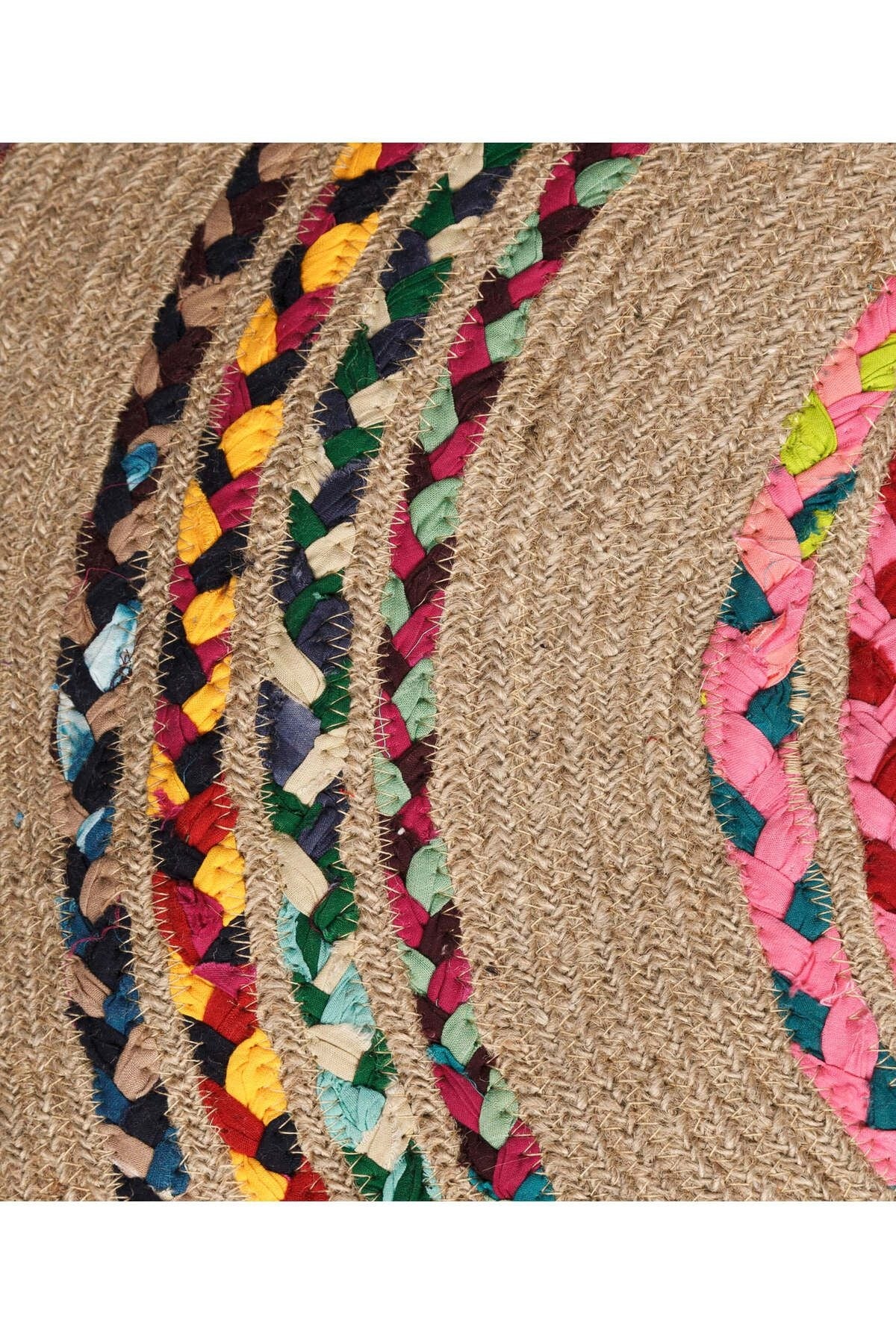 Natura El Dokuma Jüt Bohem Tarz Otantik Salon Oturma Odası Koridor Yatak Odası Natural Halı 00002A