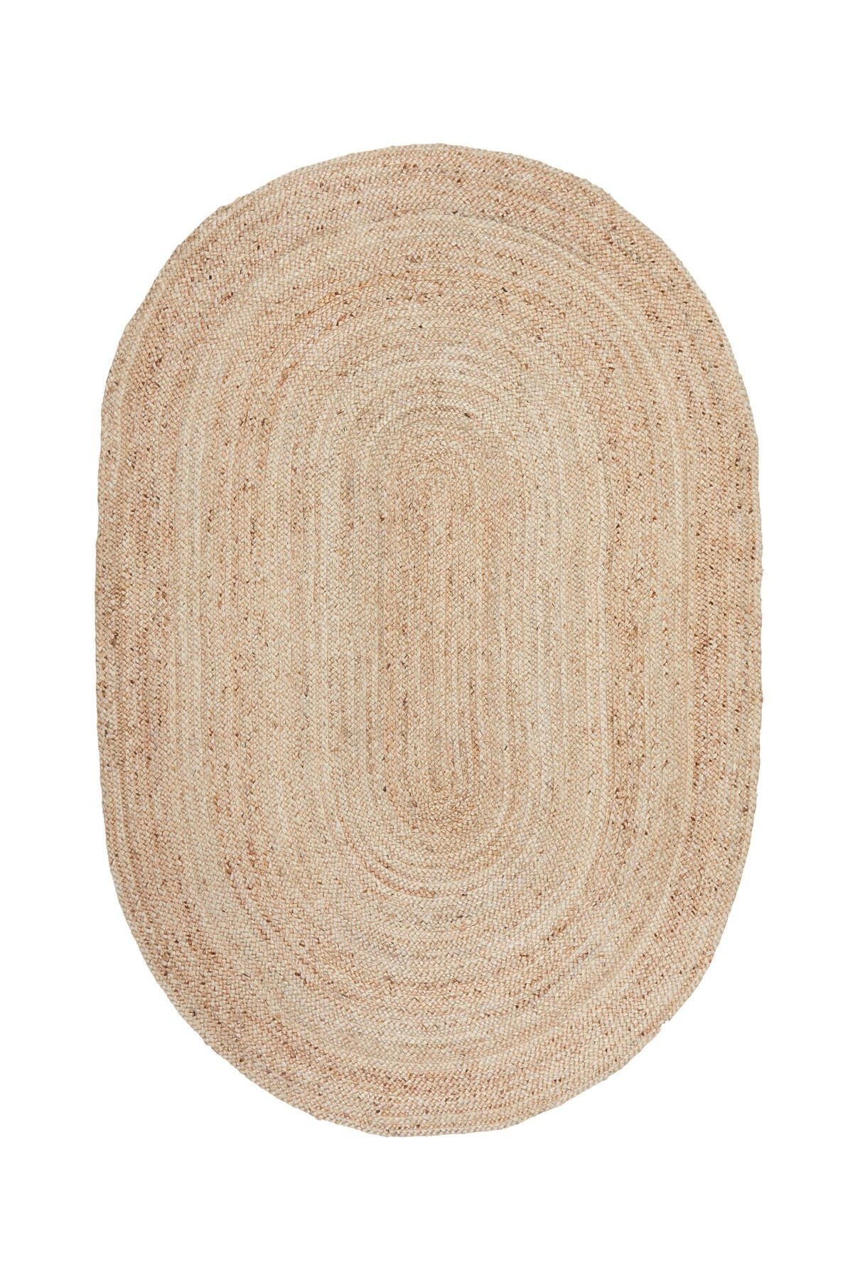 Natura El Dokuma Jüt Bohem Tarz Otantik Salon Oturma Odası Koridor Yatak Odası Natural Halı 00024A