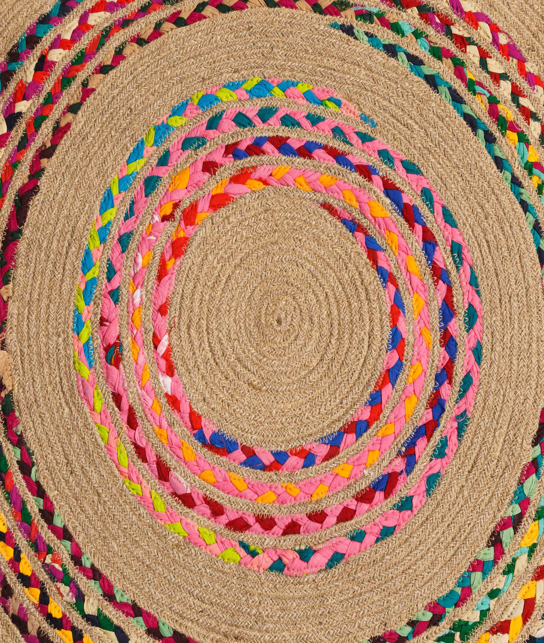 Natura El Dokuma Jüt Bohem Tarz Otantik Salon Oturma Odası Koridor Yatak Odası Natural Halı 00002A