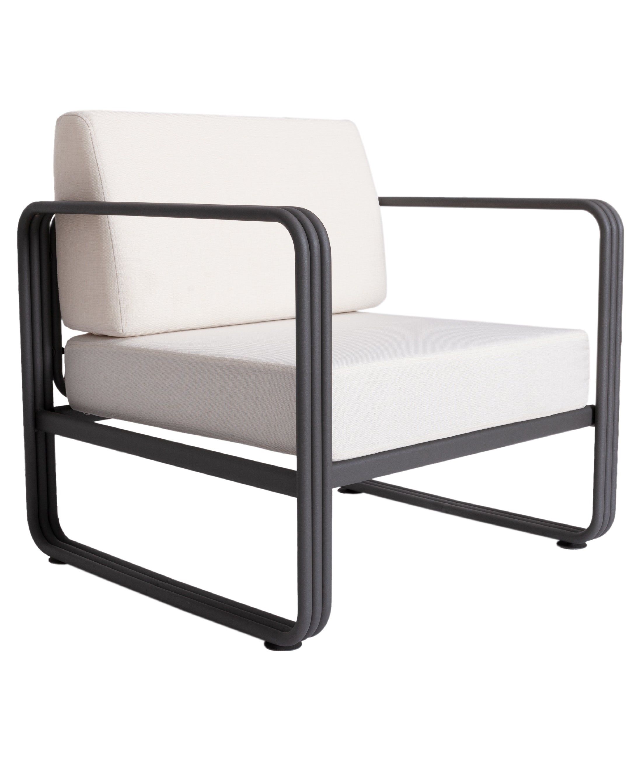 Nea Tek Kişilik Bej Bahçe Koltuğu Antrasit İskelet 7001