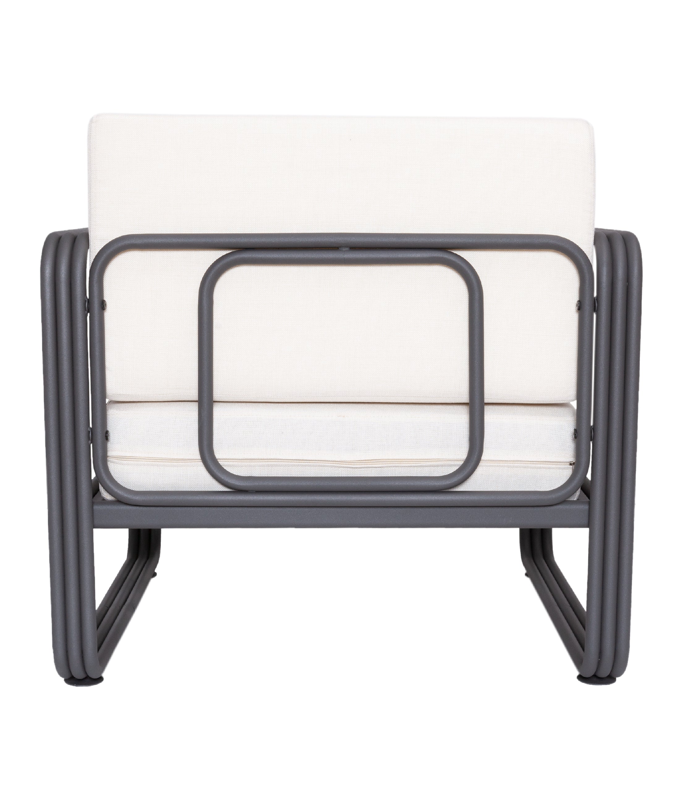 Nea Tek Kişilik Bej Bahçe Koltuğu Antrasit İskelet 7001