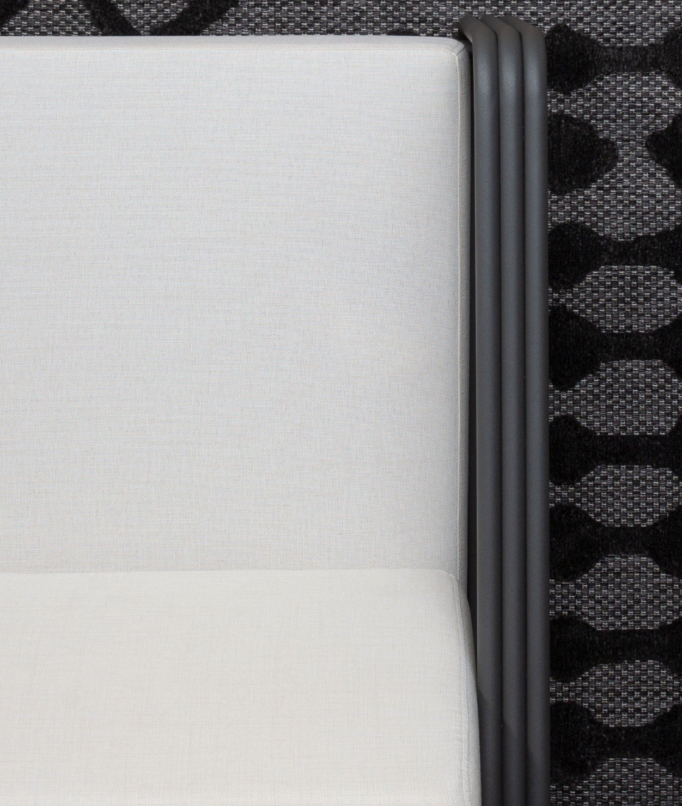 Nea Tek Kişilik Bej Bahçe Koltuğu Antrasit İskelet 7001