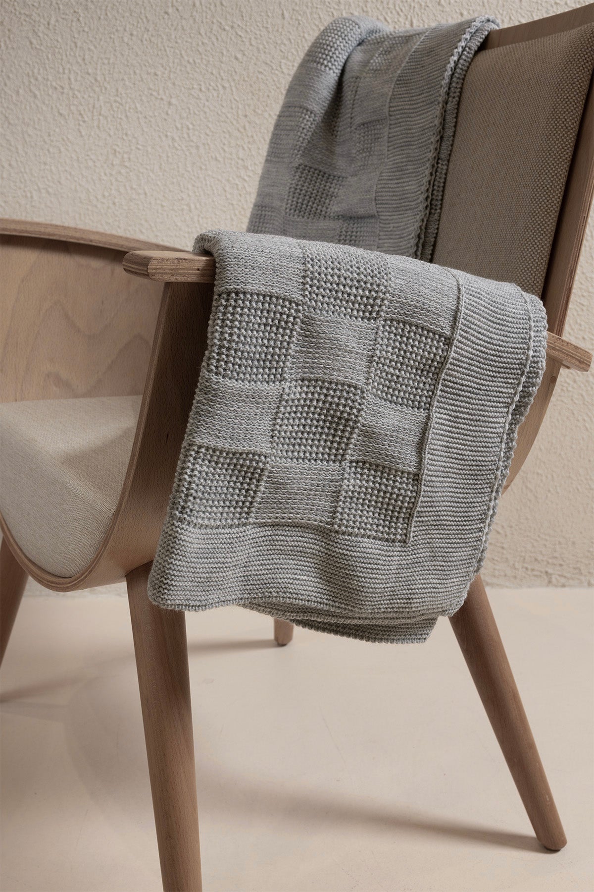 Plaid Gri Çift Kişilik Battaniye 200x220 15005