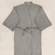 Raw Pamuk Gri Sabahlık Kimono S-M 1517A