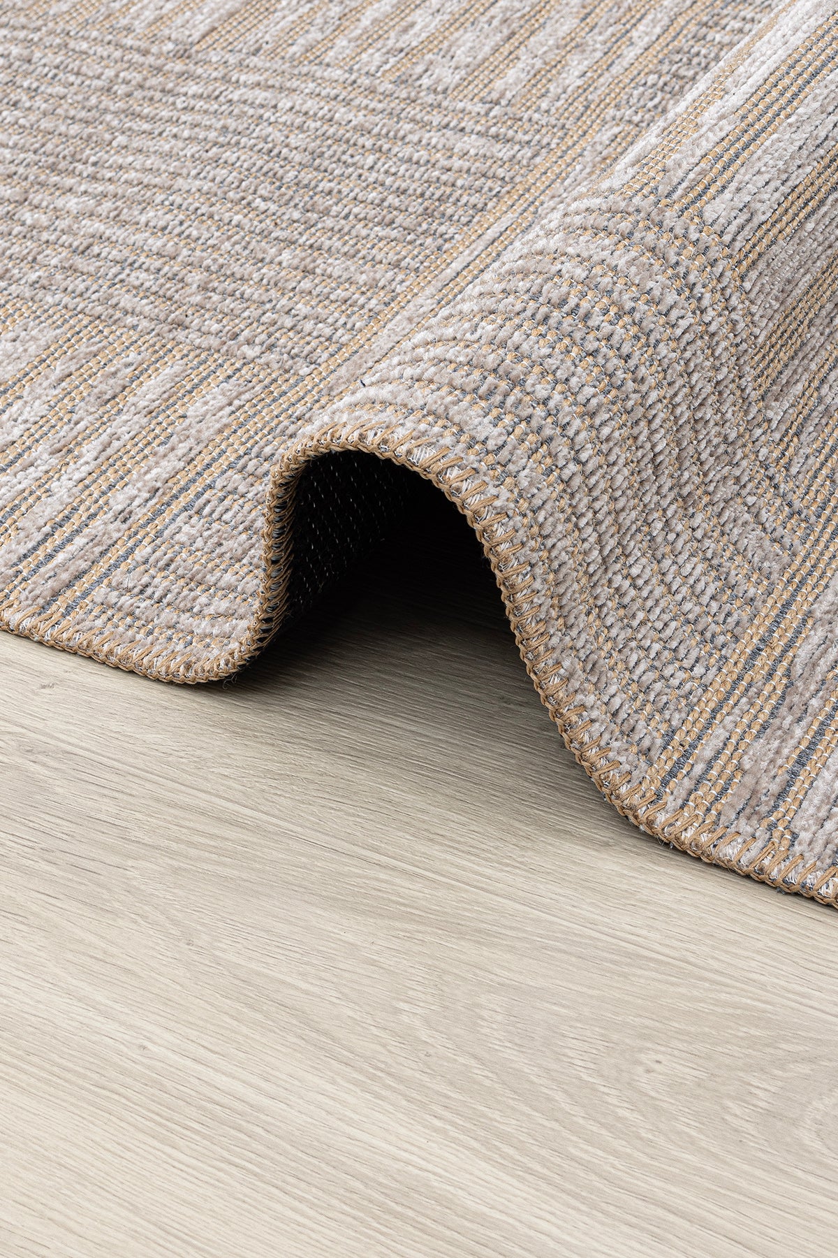 Rosso Bej Dokuma Sisal Halı Jüt Halı Kilim Salon Oturma Odası Yatak Odası Koridor Halısı 23043A