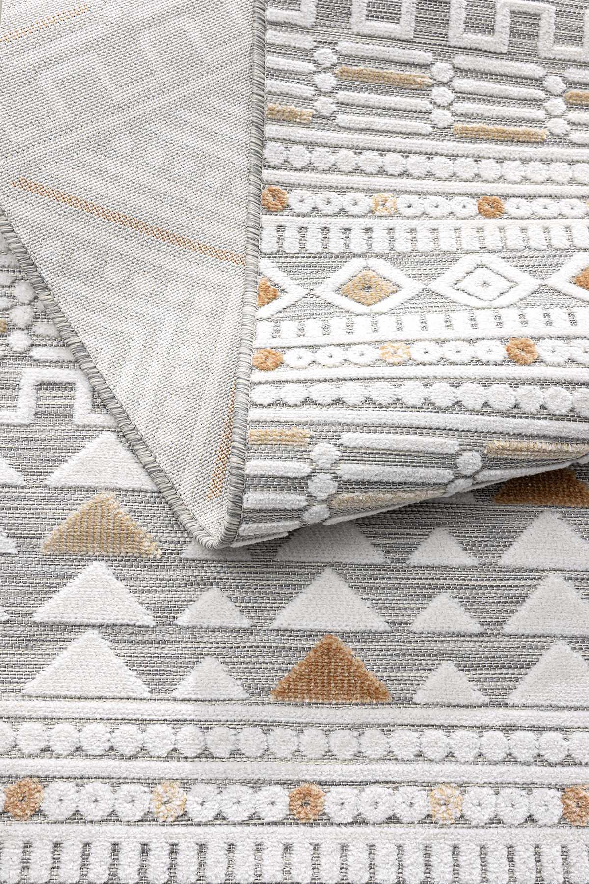 Sand Gri Sarı Kolay Temizlenebilir Halı Kilim Salon Oturma Odası Yatak Odası Koridor Makine Halısı 65550A