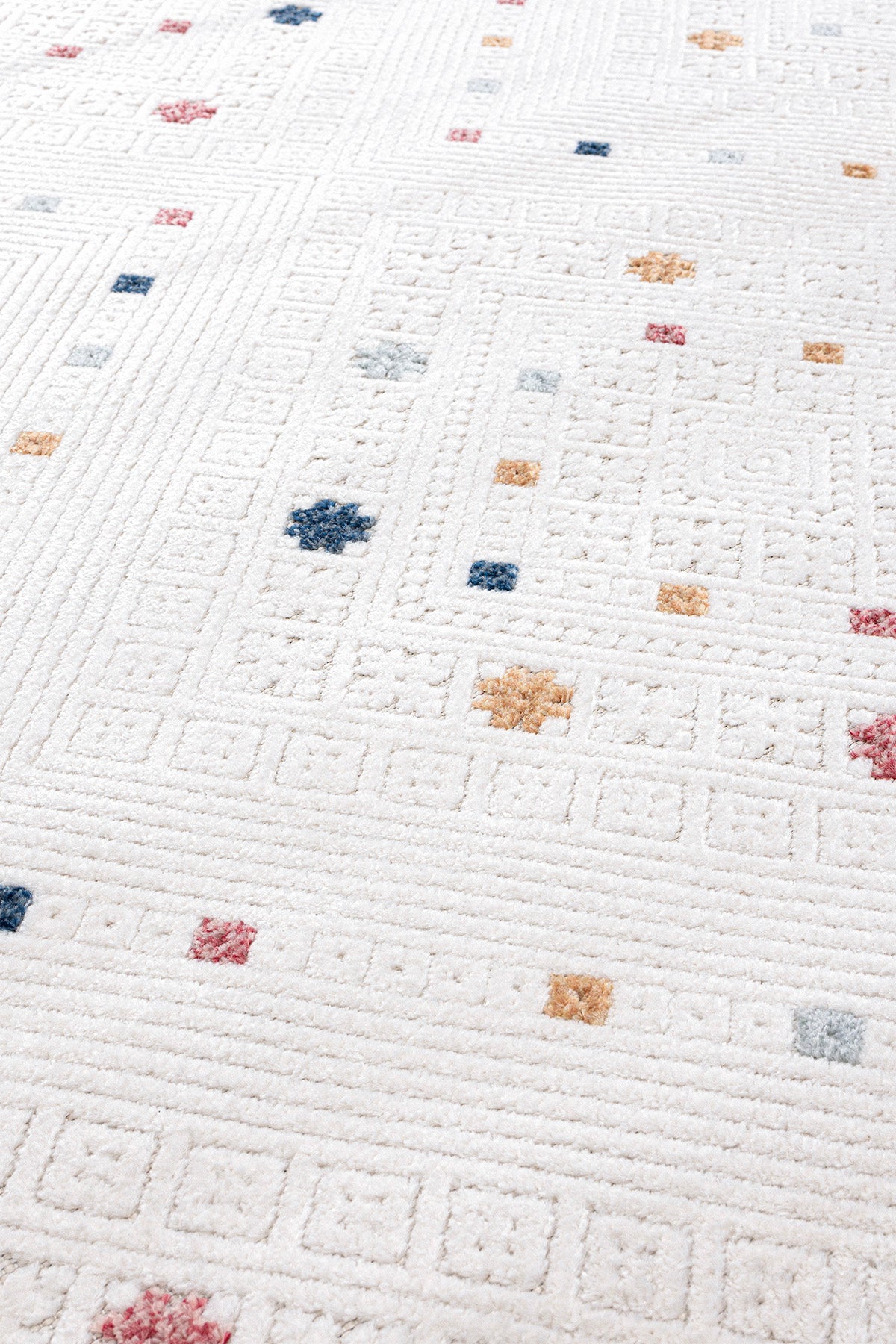 Sand Krem Multi Kolay Temizlenebilir Halı Kilim Oturma Odası Yatak Odası Koridor Makine Halısı 65548A
