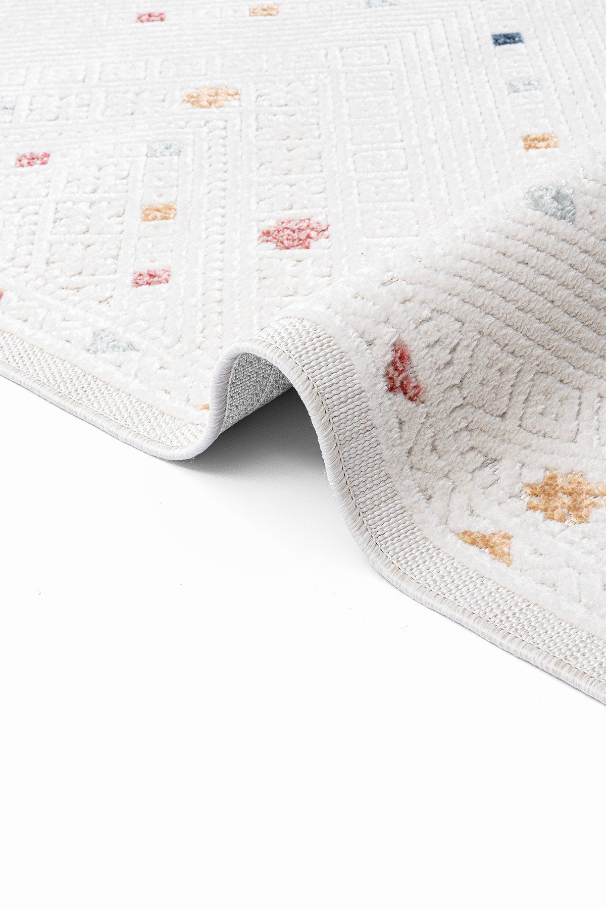 Sand Krem Multi Kolay Temizlenebilir Halı Kilim Oturma Odası Yatak Odası Koridor Makine Halısı 65548A