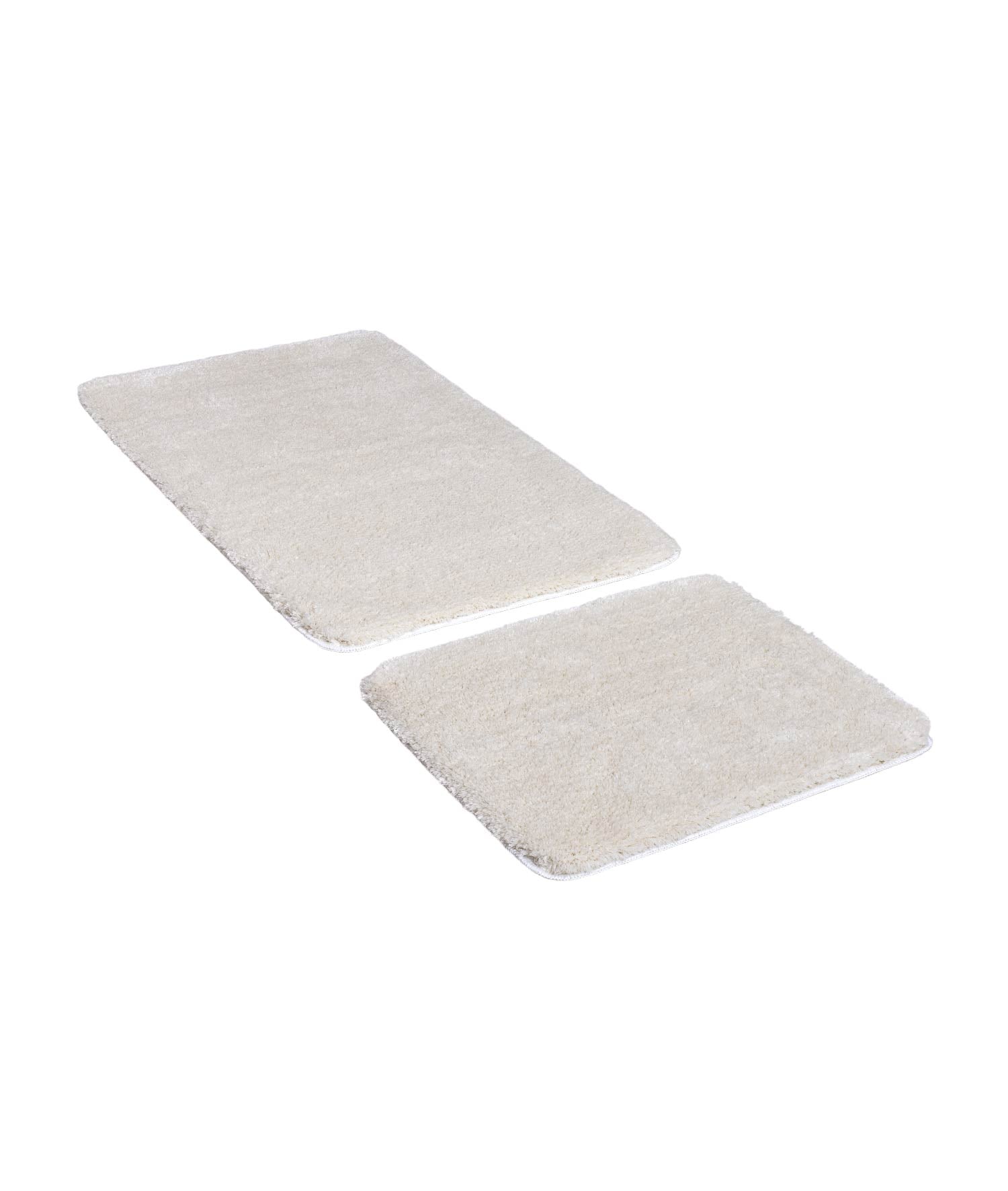 Segura Peluş Krem Kaydırmaz Taban 2'li Banyo Paspası 60 x 100 - 50 x 60
