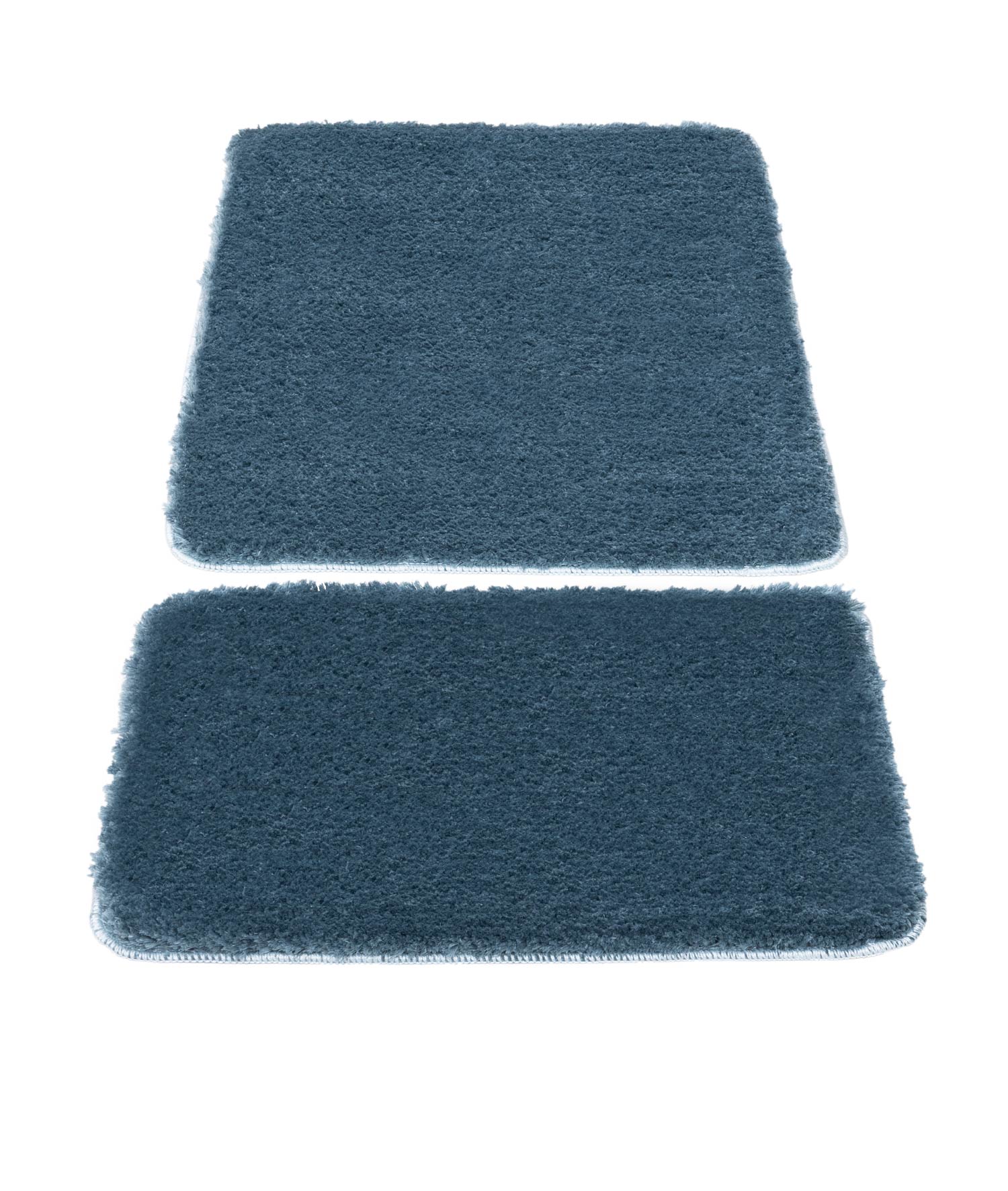 Segura Peluş Turkuaz Kaydırmaz Taban 2'li Banyo Paspası 60 x 100 - 50 x 60