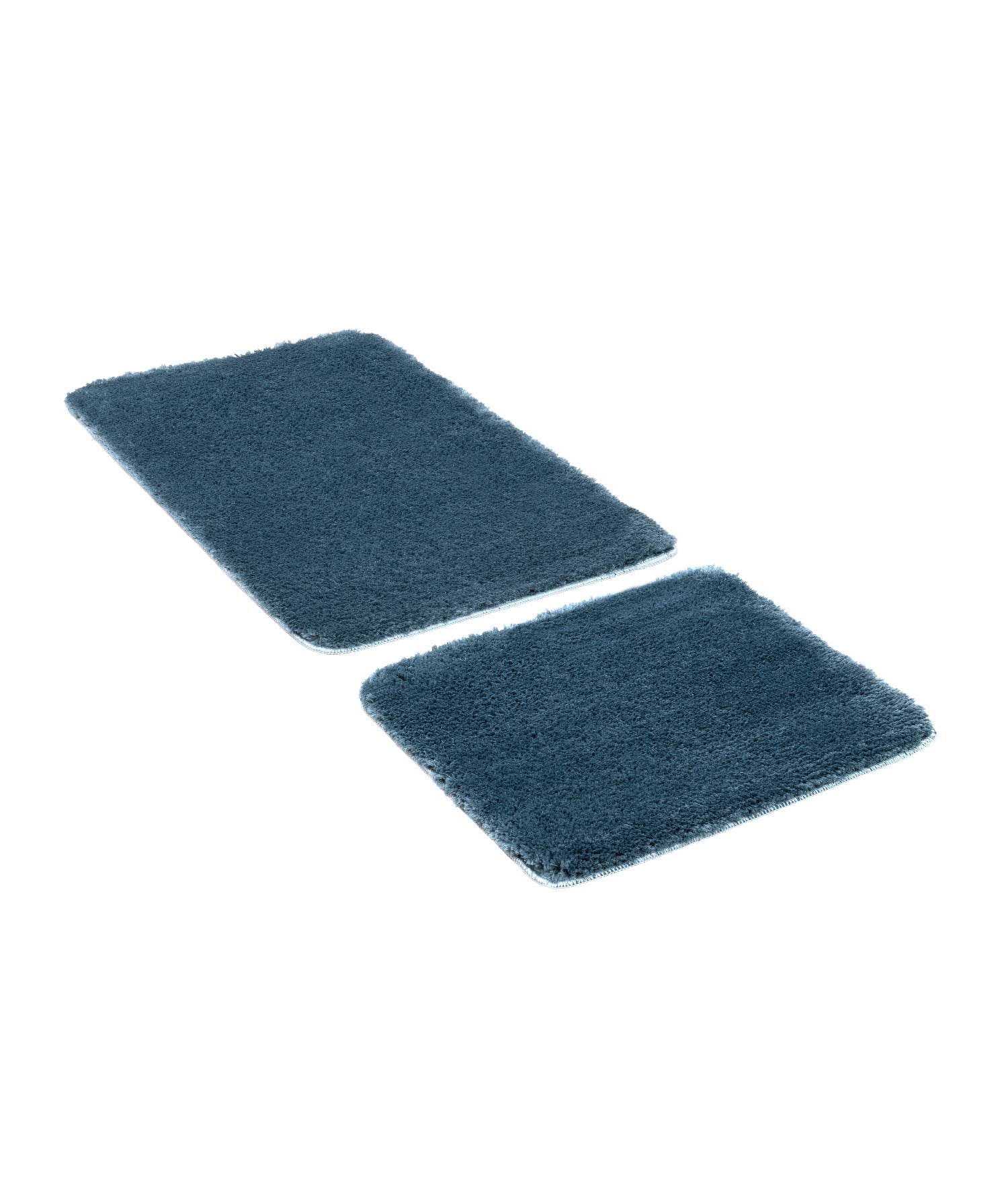 Segura Peluş Turkuaz Kaydırmaz Taban 2'li Banyo Paspası 60 x 100 - 50 x 60
