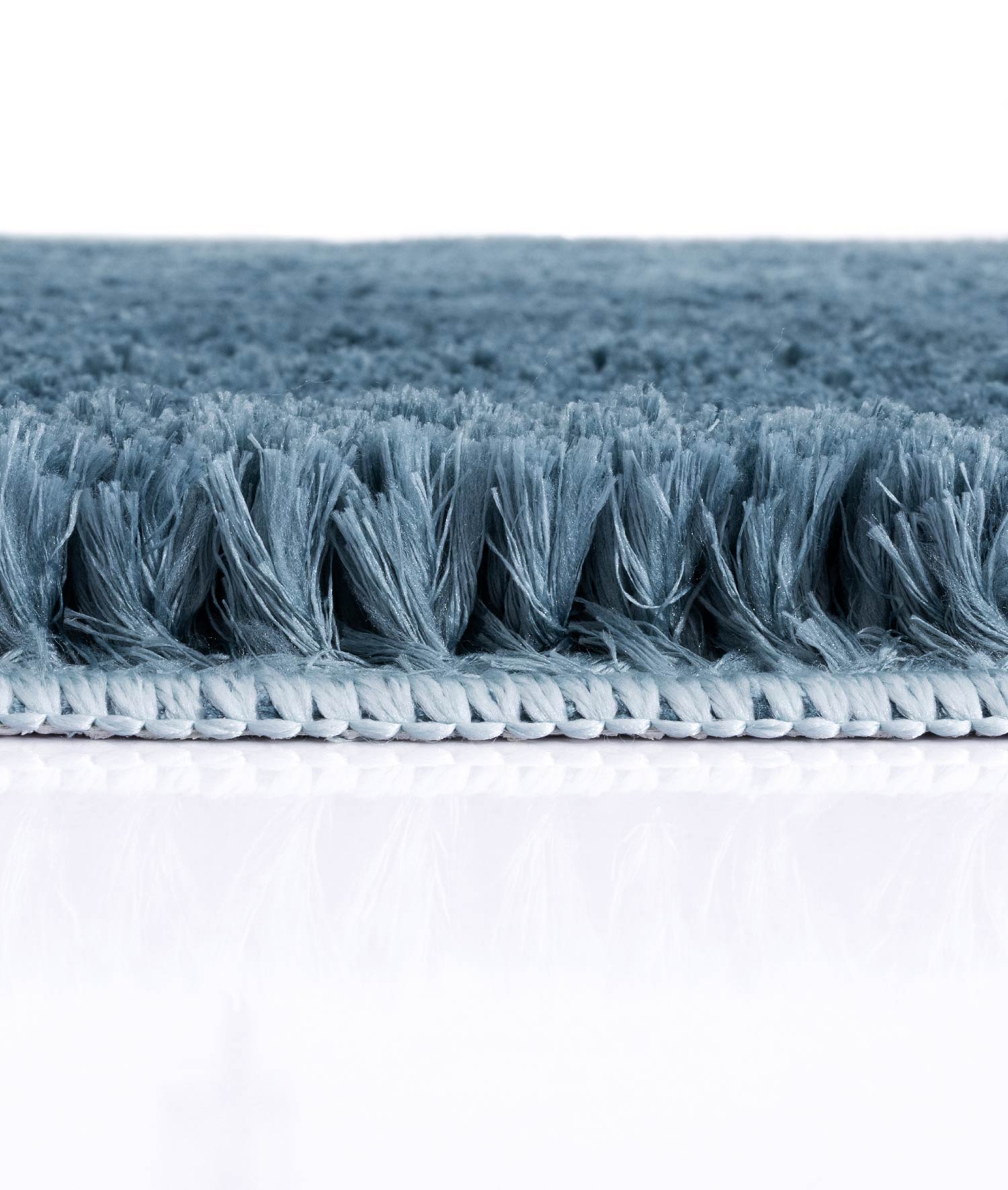 Segura Peluş Turkuaz Kaydırmaz Taban 2'li Banyo Paspası 60 x 100 - 50 x 60