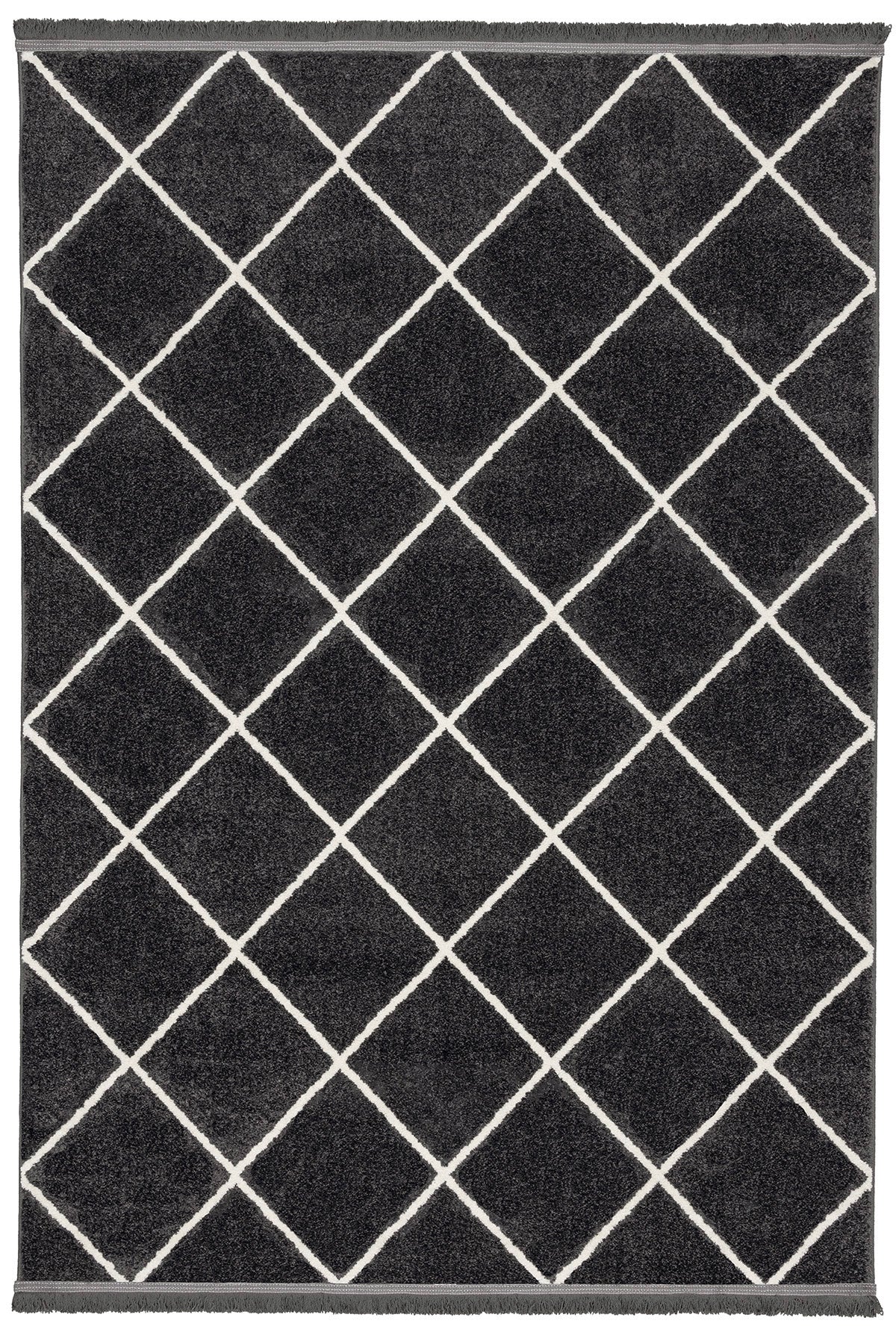 Sjo Antrasit Halı Kilim Salon Oturma Odası Yatak Odası Koridor Makine Halısı 59831