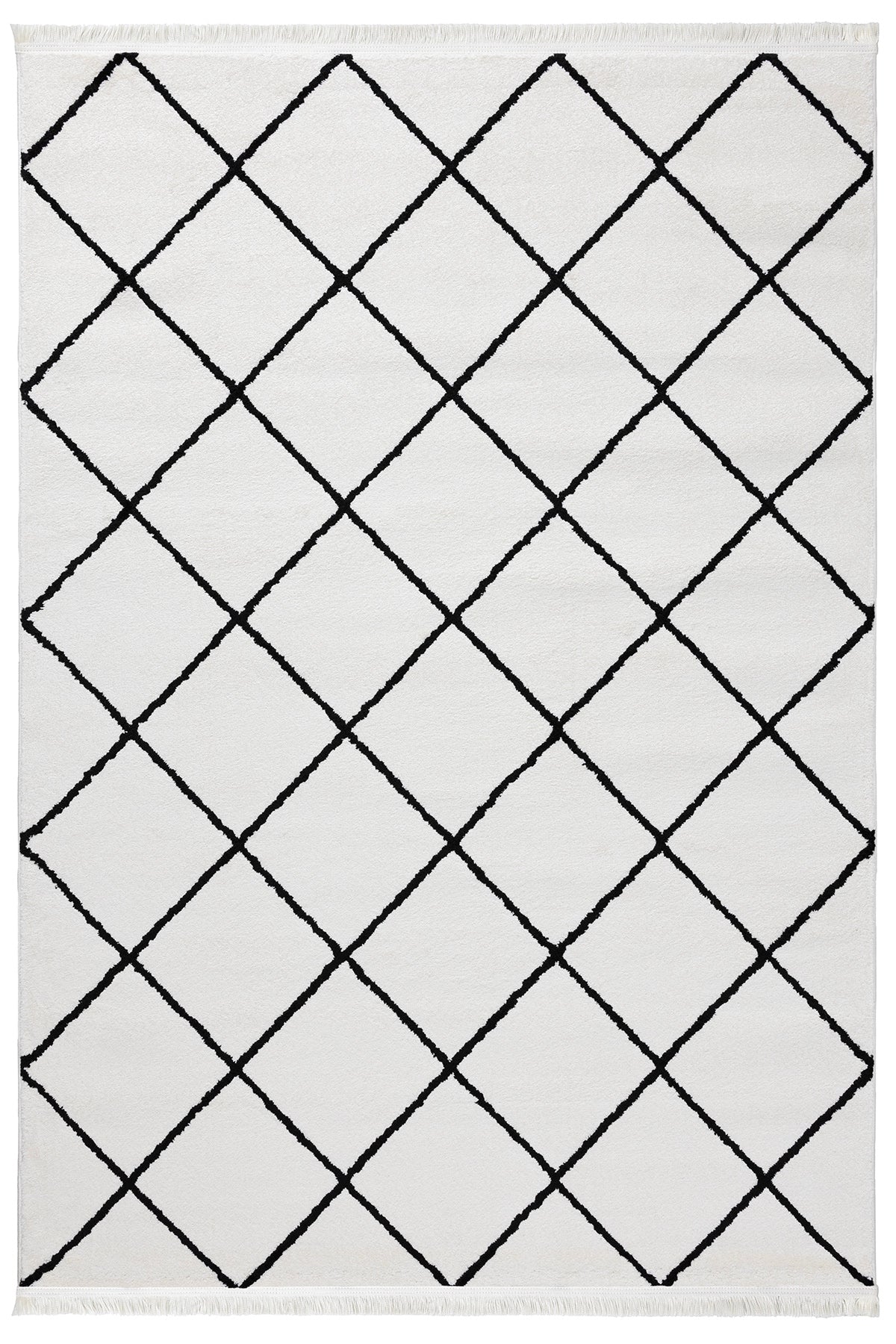 Sjo Beyaz Halı Kilim Salon Oturma Odası Yatak Odası Koridor Makine Halısı 59830