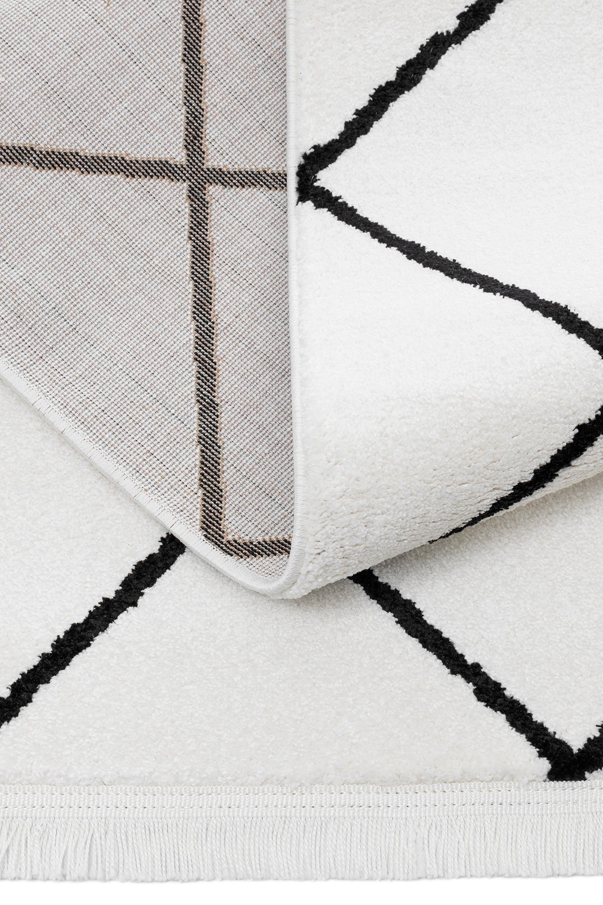 Sjo Beyaz Halı Kilim Salon Oturma Odası Yatak Odası Koridor Makine Halısı 59830