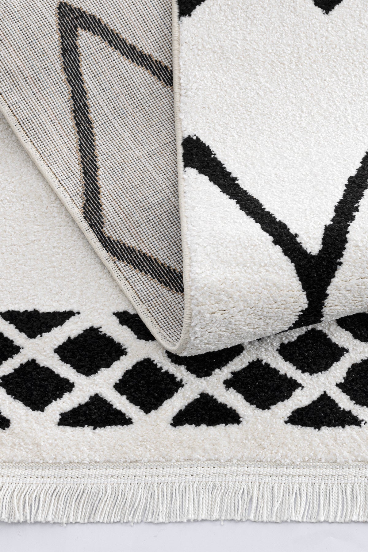 Sjo Beyaz Halı Kilim Salon Oturma Odası Yatak Odası Koridor Makine Halısı 59831
