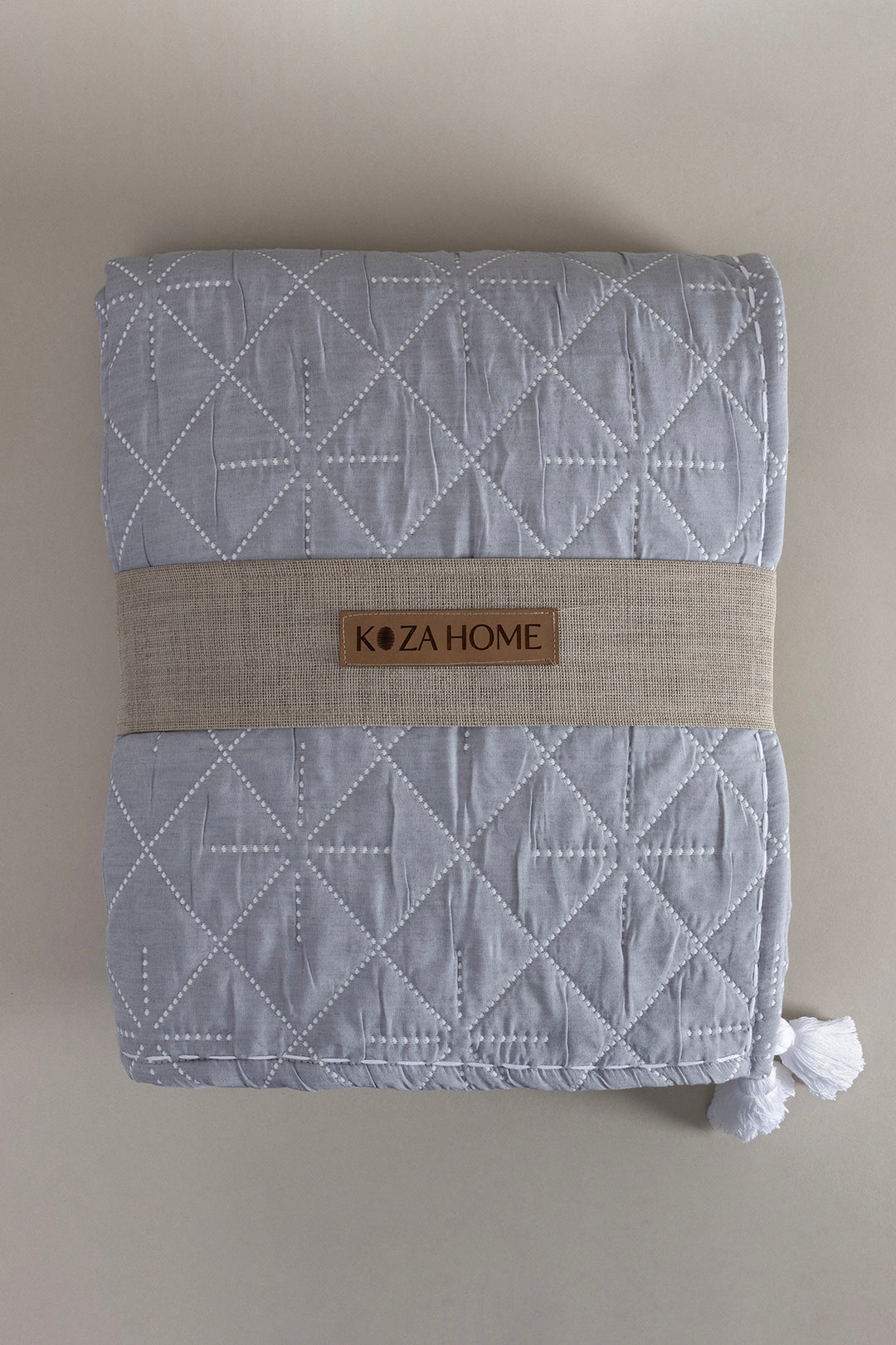 Stella İndigo Pamuklu Çift Kişilik 3 Parça Yatak Örtüsü 230x250 2 Yastık 50x70 5030