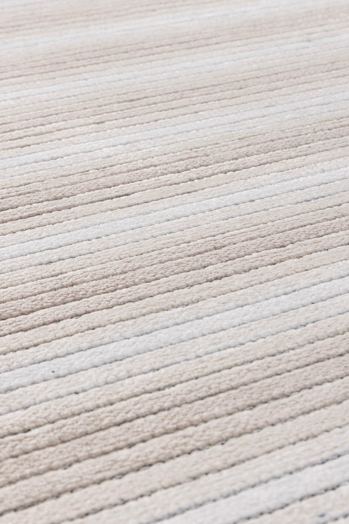 Stripe Krem Kilim Kaymaz Taban Salon Oturma Odası Antre Halısı 33014A