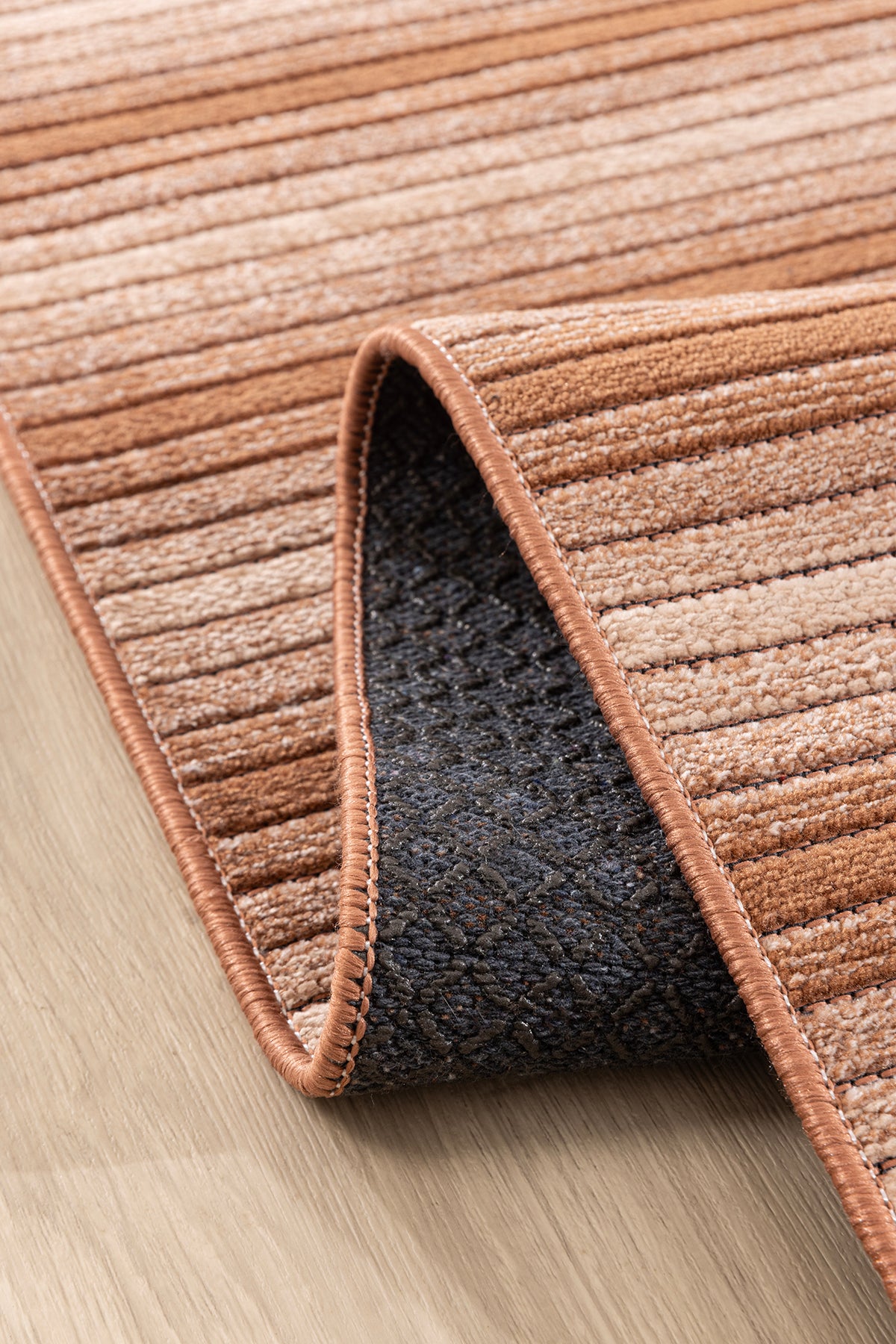 Stripe Terra Kilim Kaymaz Taban Salon Oturma Odası Antre Halısı 33012A