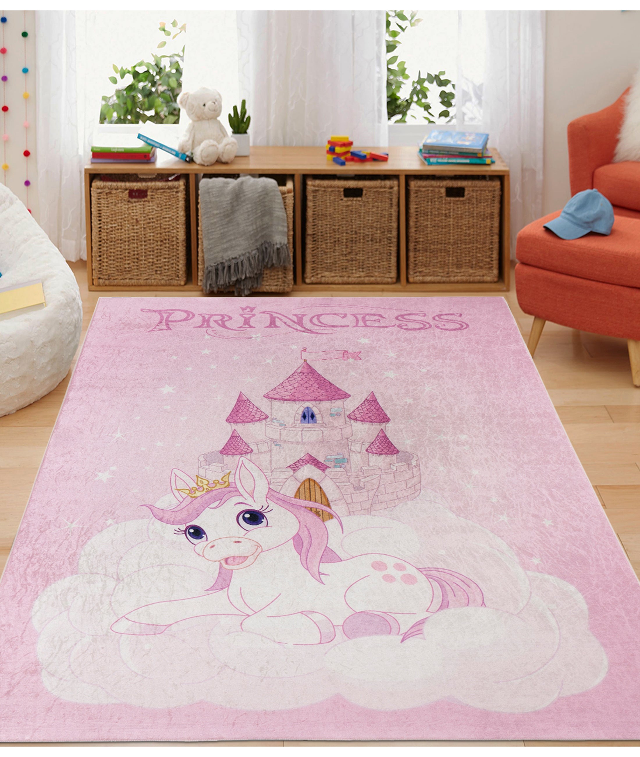 Style Yıkanabilir Kaymaz Taban Çocuk Odası Halısı 4036A