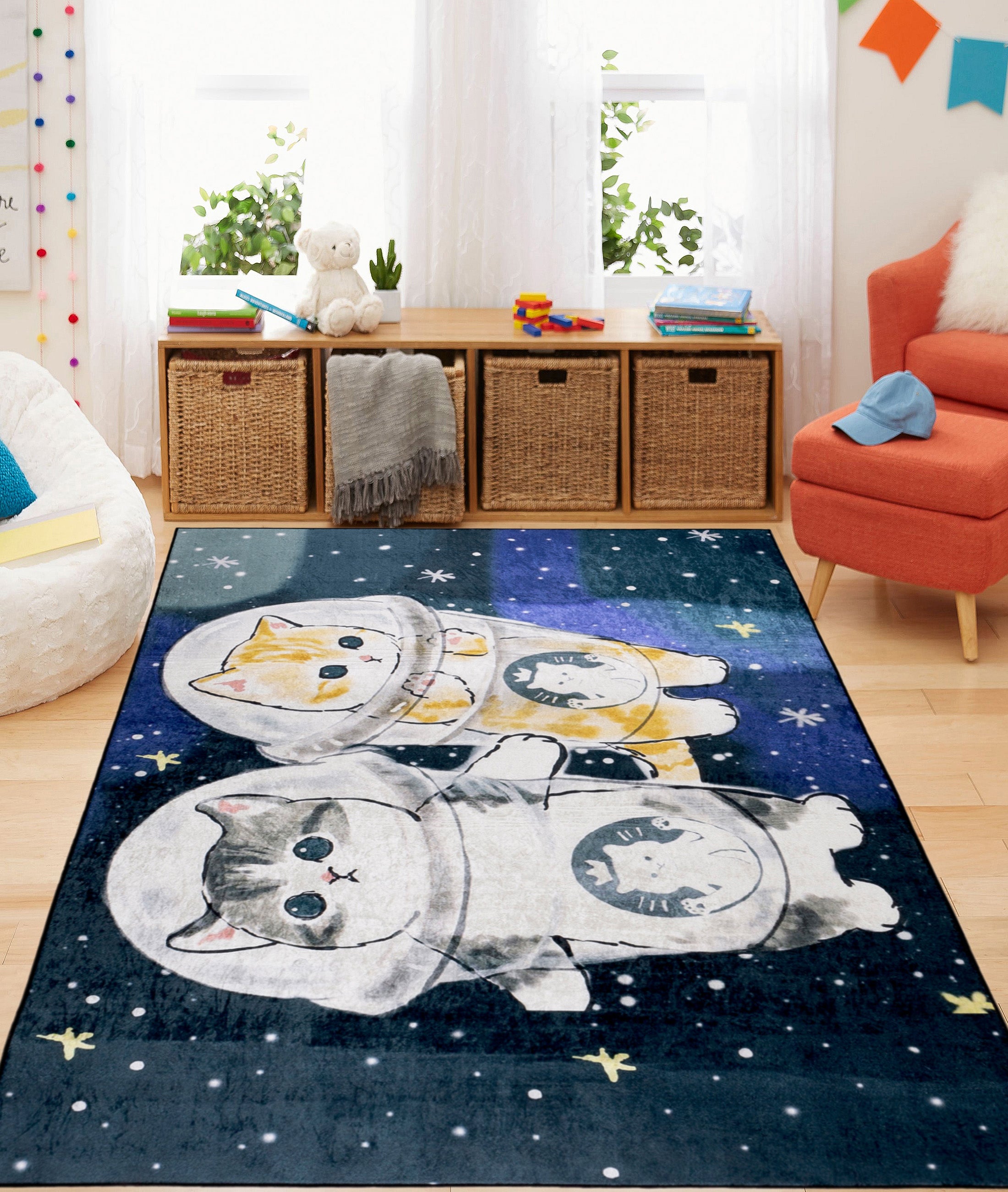 Style Yıkanabilir Kaymaz Taban Çocuk Odası Halısı 4052A