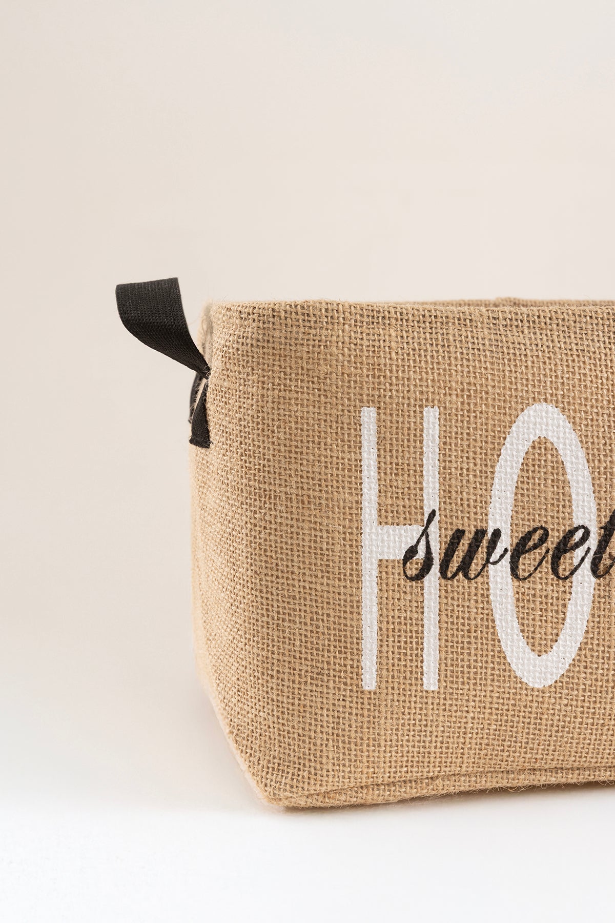 Tidy Jüt Home Yazılı Sepet (30x22x18 cm) 6014