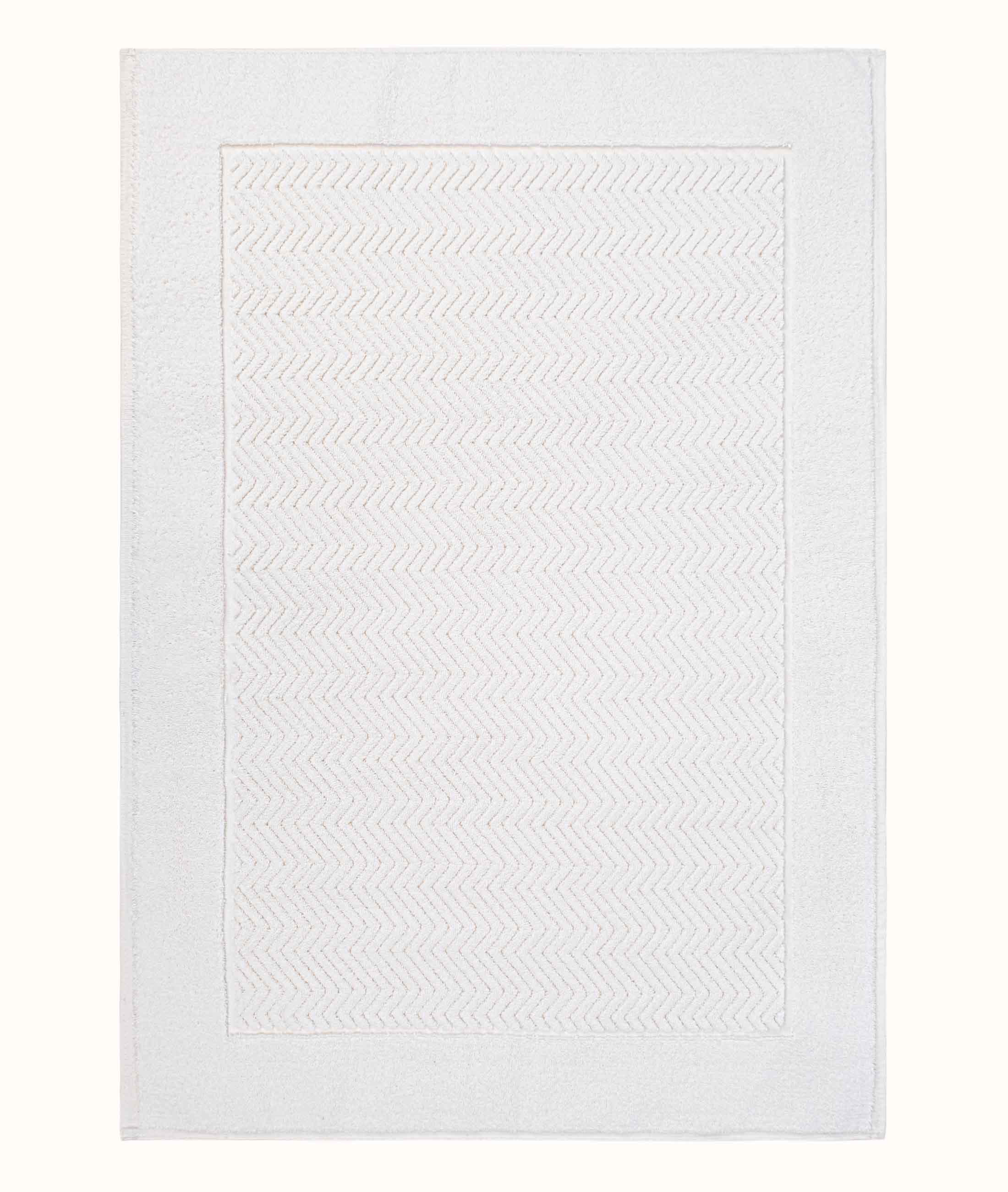 Tilos Jakarlı Ayak Havlusu Beyaz 60x90 2225