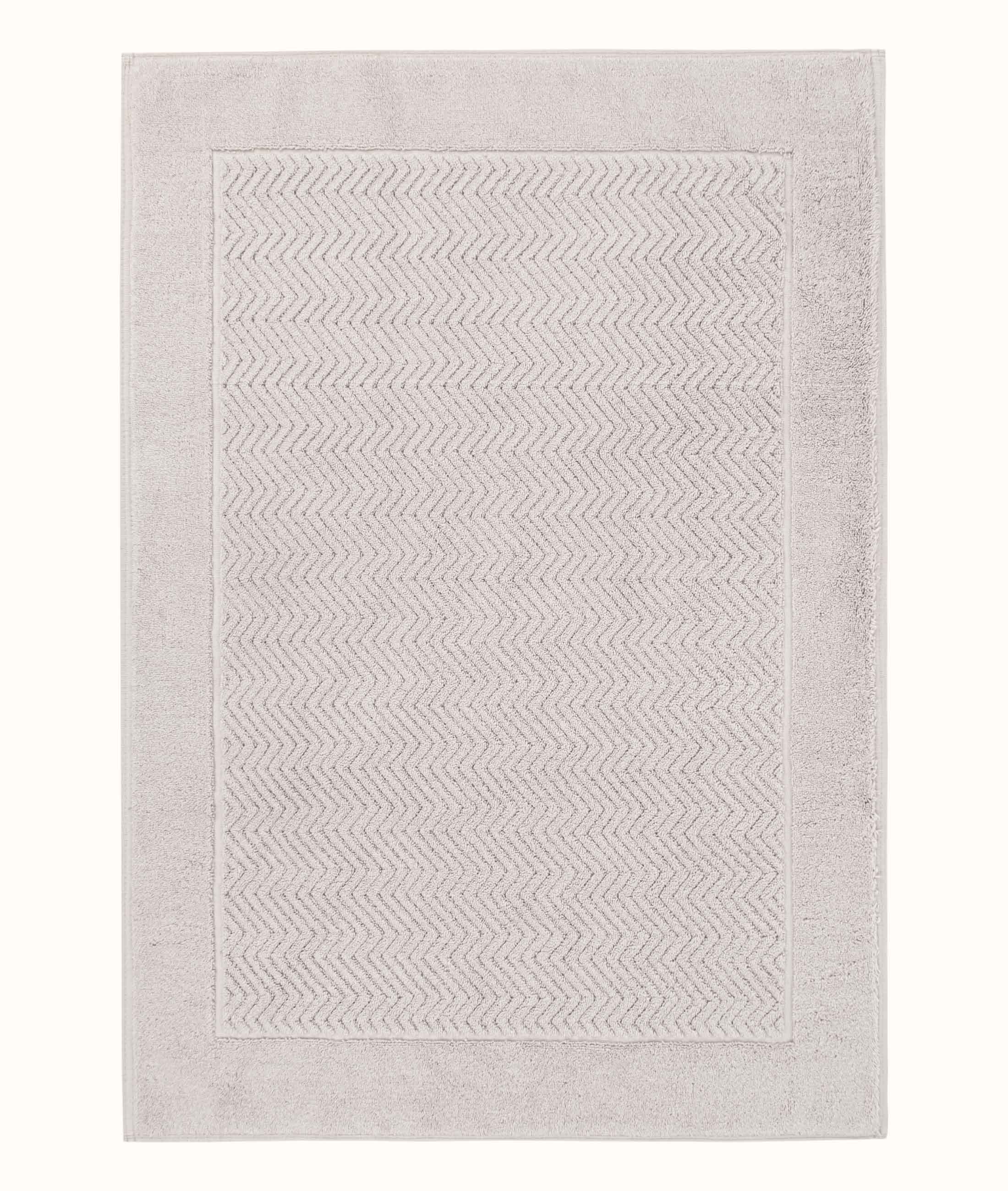 Tilos Jakarlı Ayak Havlusu Gri 60x90 2226