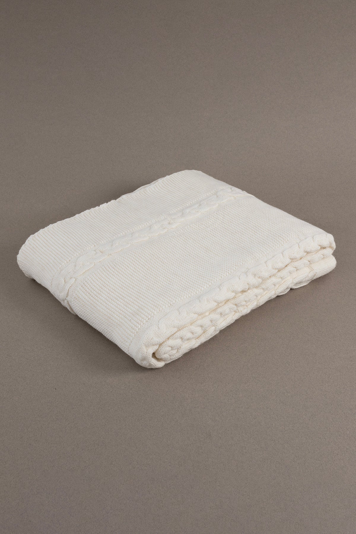 Trenza Krem Tek Kişilik Battaniye 160x220 15026