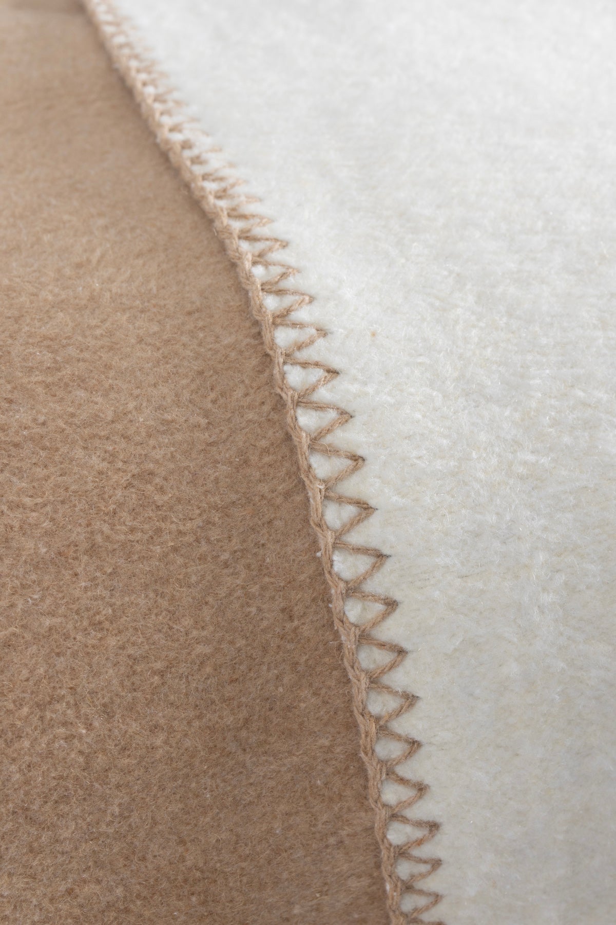 Twin Soft Pamuklu Çift Kişilik Battaniye Kahve Krem 200 x 220 5010A