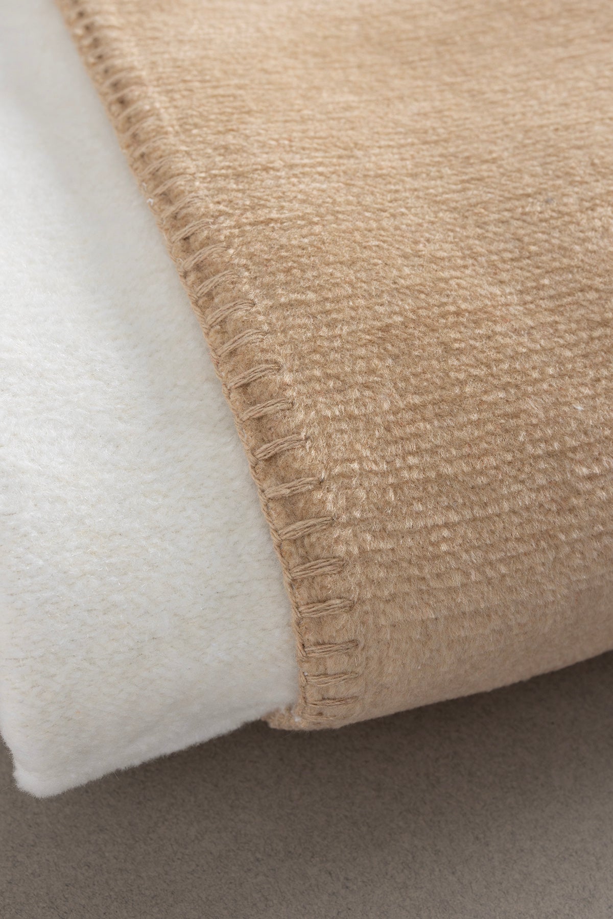Twin Soft Pamuklu Tek Kişilik Battaniye Kahve Krem 150 x 200 5006A