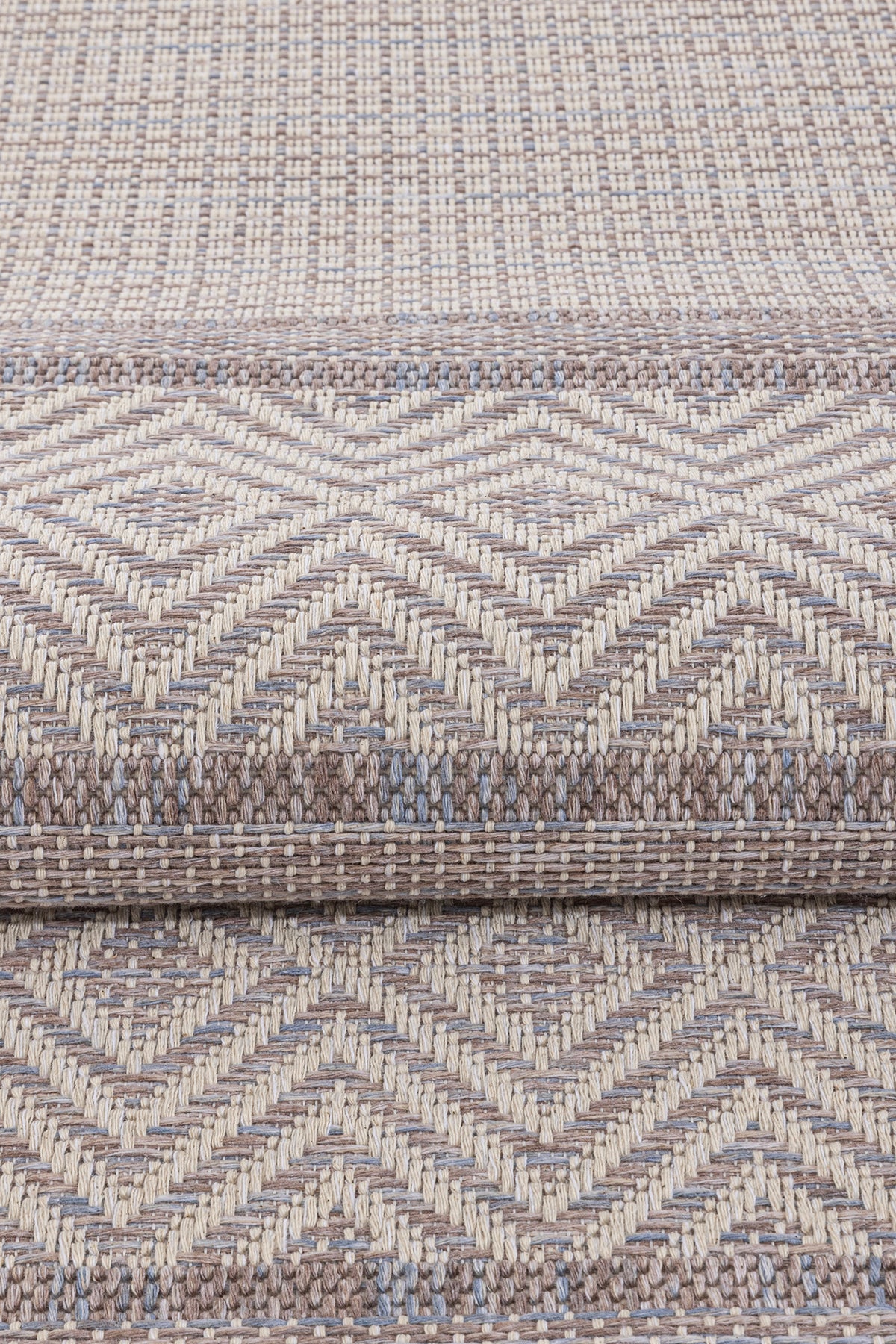 Vivaldi Kahve Mavi Halı Kilim Salon Oturma Odası Yolluk Yatak Odası Koridor Halısı A0057A