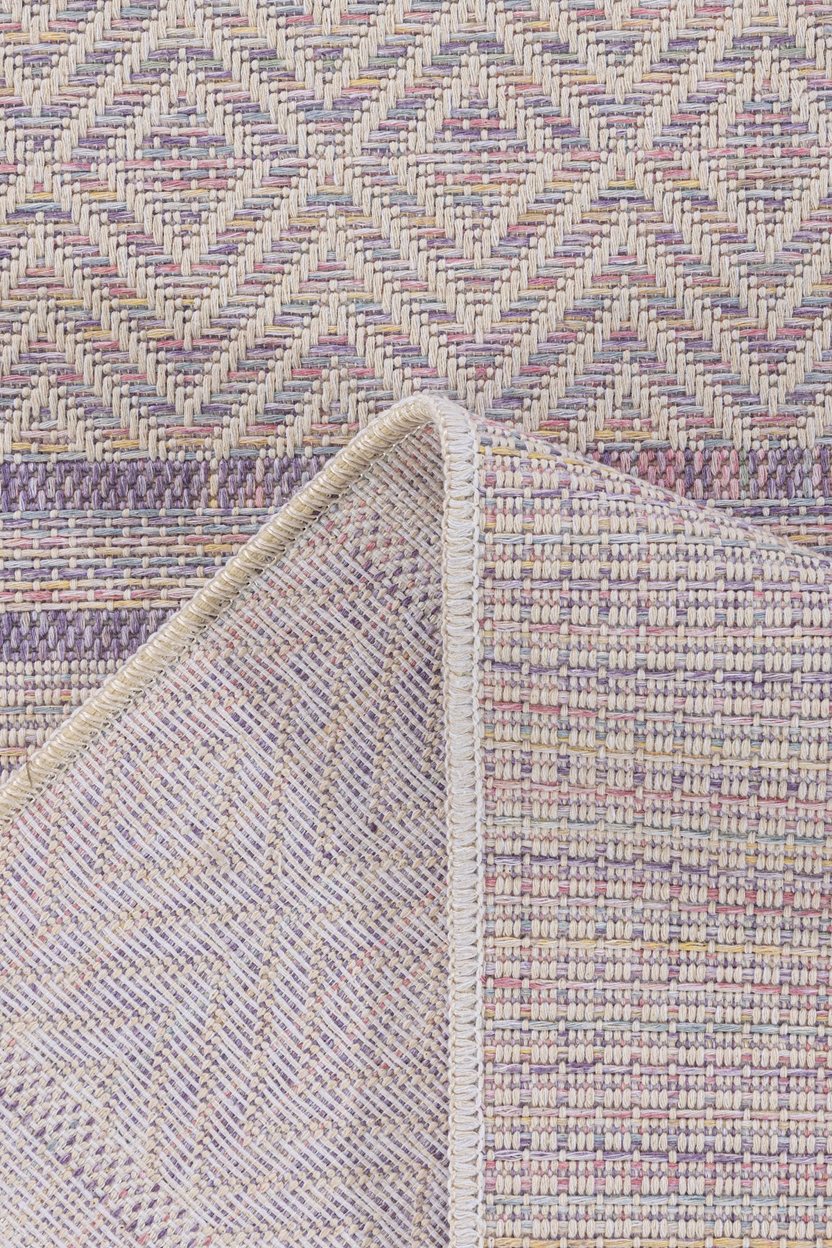 Vivaldi Lila Pembe Halı Kilim Salon Oturma Odası Yolluk Yatak Odası Koridor Halısı A0057A