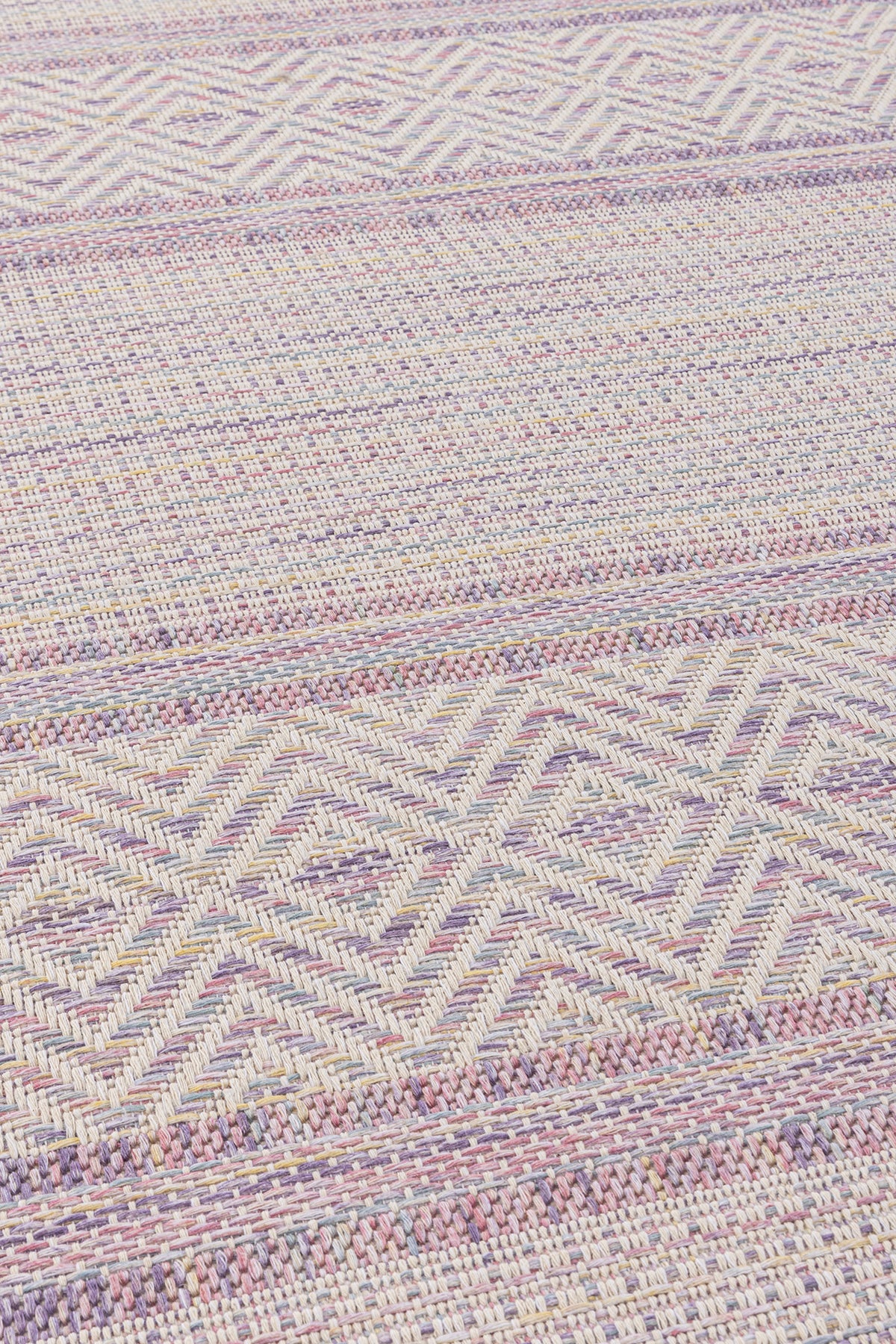 Vivaldi Lila Pembe Halı Kilim Salon Oturma Odası Yolluk Yatak Odası Koridor Halısı A0057A