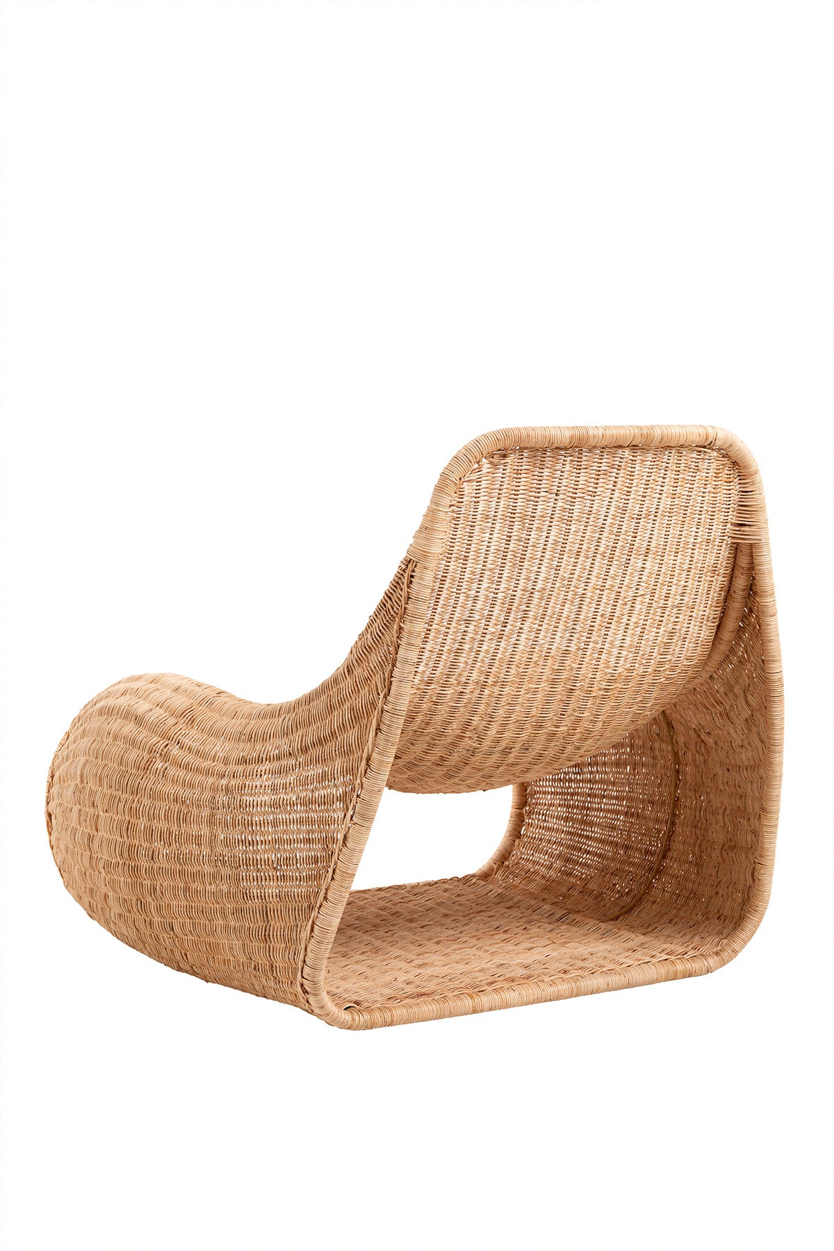 Savia Demir ve Rattan Örme Özel Form Berjer 10113