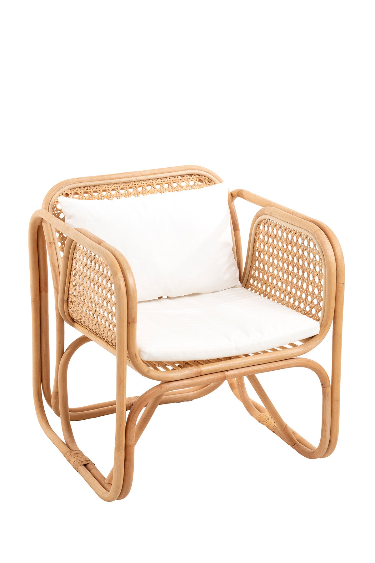 Savia Rattan Örme Minderli Berjer 10114