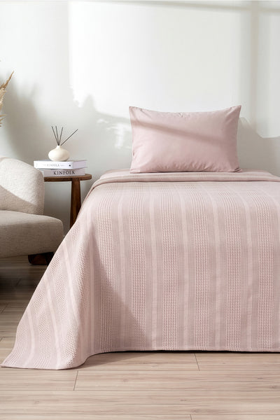 Clara Cappuccino Tek Kişilik 160 x 230 Pike Takımı 2511