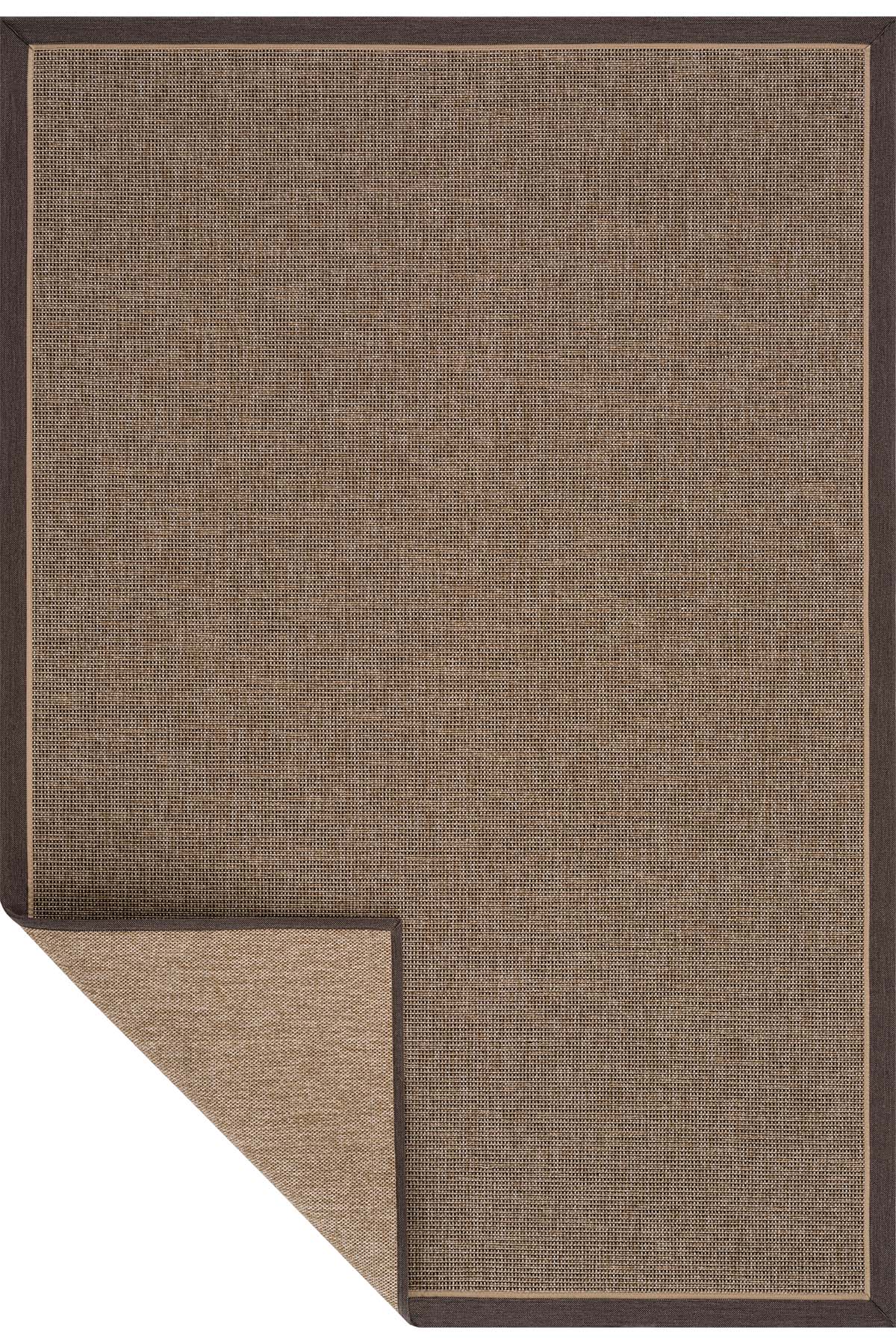 Calvin Klein Signature Bordure B3622C  Kahve Bej Halı