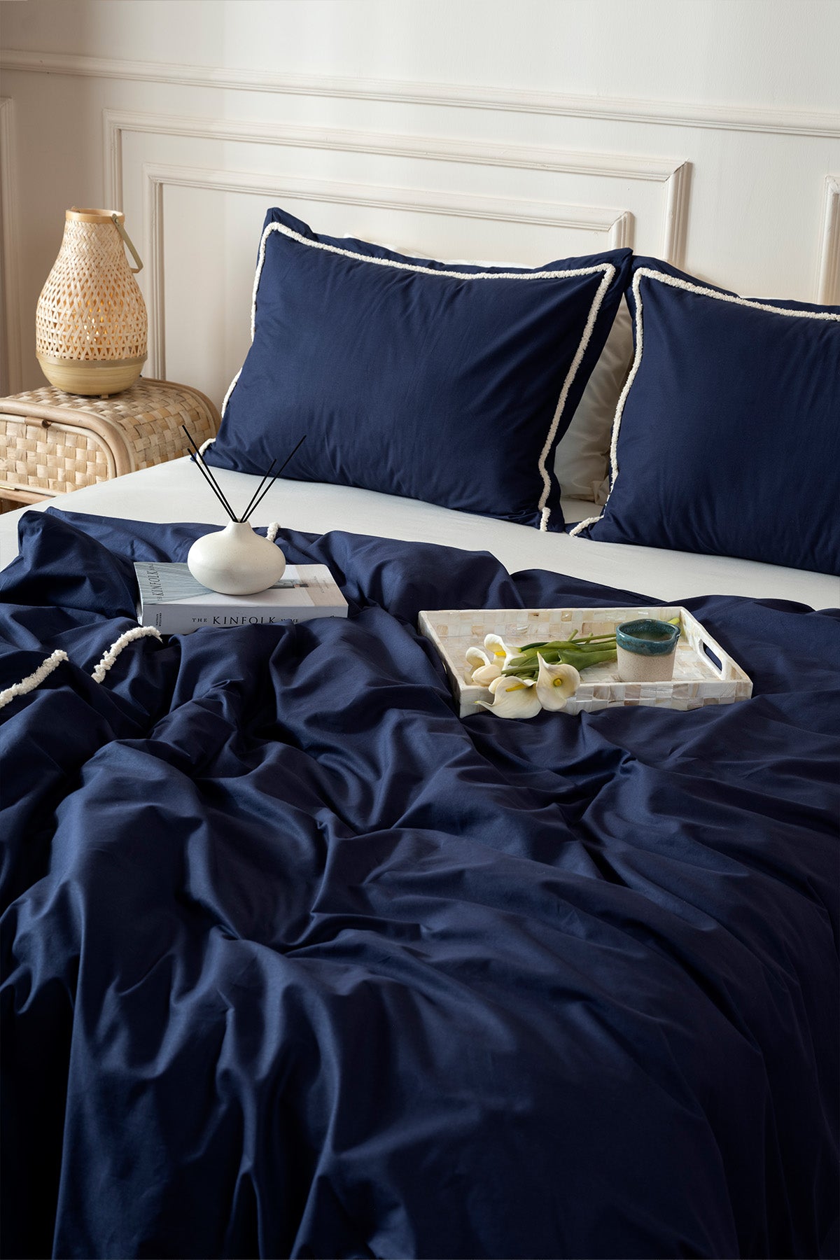 Boho Mavi Çift Kişilik Nevresim Takımı 200 x 220 7031A