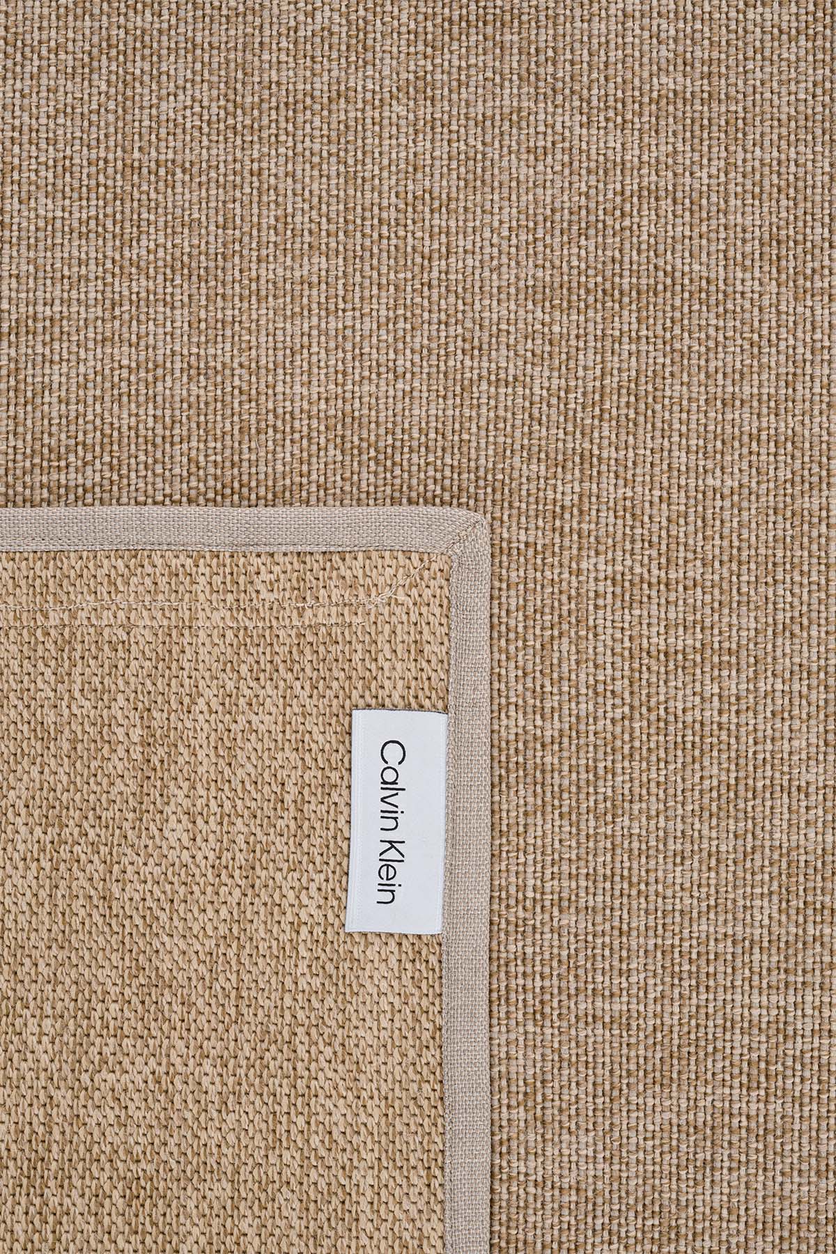 Calvin Klein Signature Bordure B3622A  Bej Krem Halı