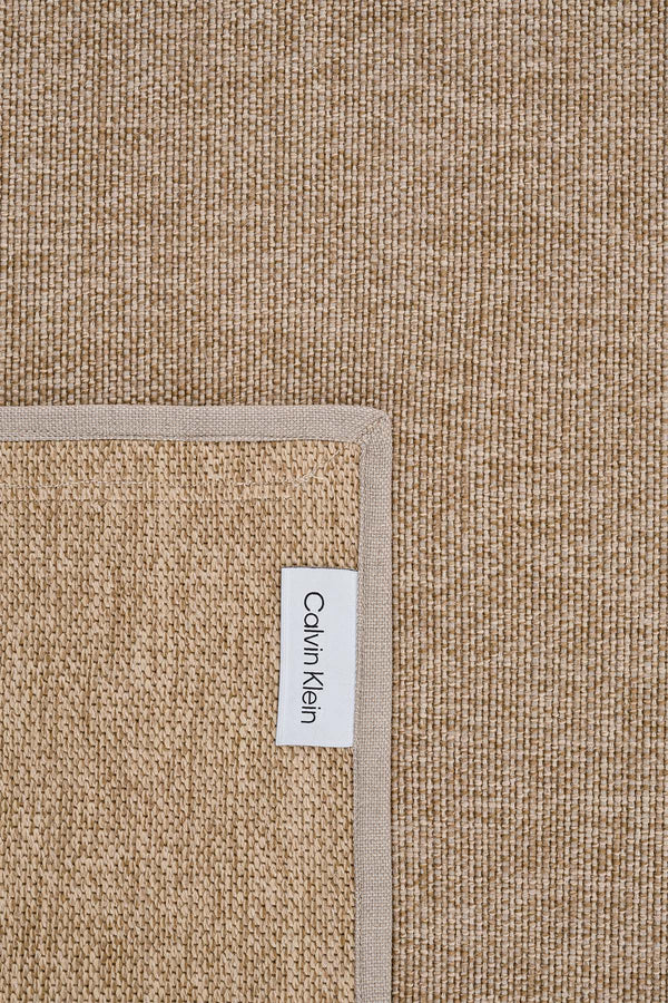Calvin Klein Signature Bordure Bej Krem Halı B3622A