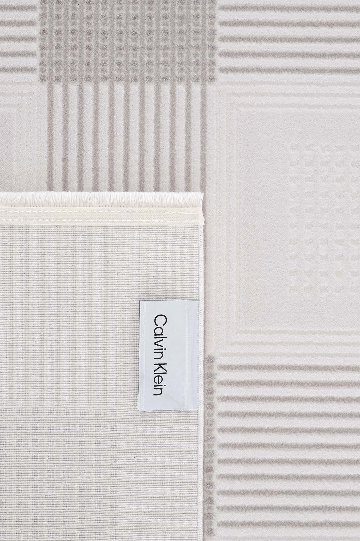 Calvin Klein Glow A3461C Krem Gri Halı