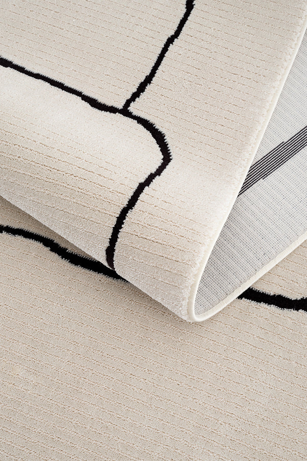 Calvin Klein Dark Pulse Krem Siyah Halı A2374G